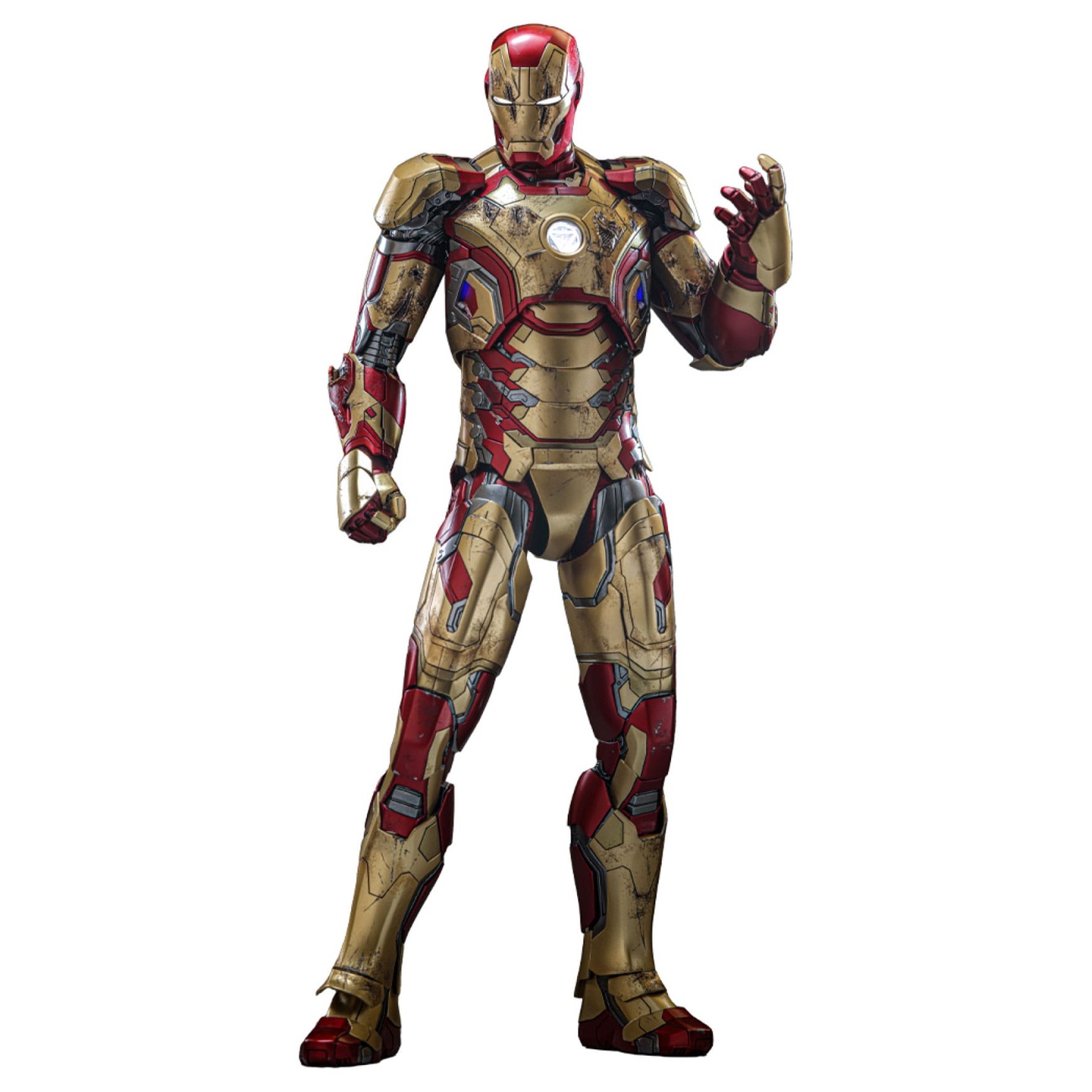 Iron Man 3 - Figura de acción Diecast Masterpiece Iron Man Mark XLII 1:6 Deluxe