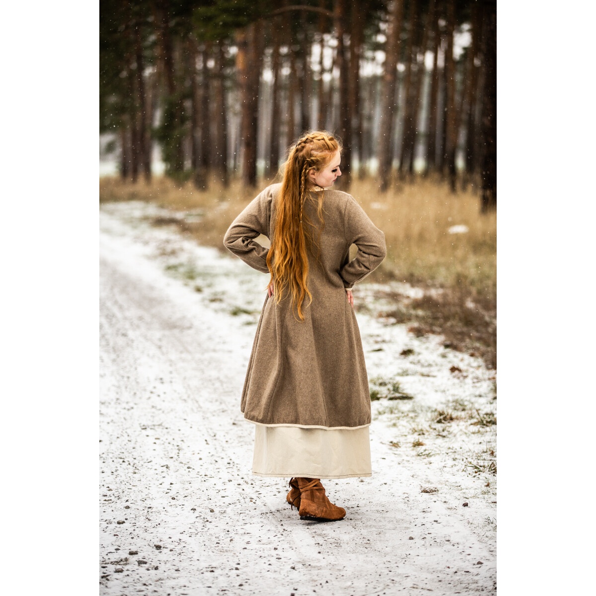 Mantello medievale Birka Skadi beige