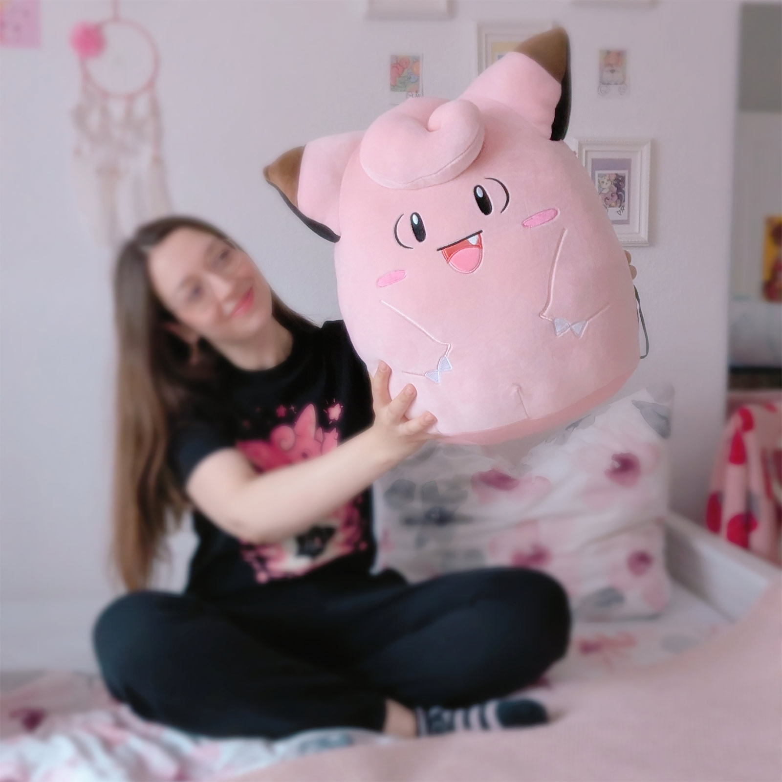 Pokemon - Clefairy Squishmallows Figura de peluche