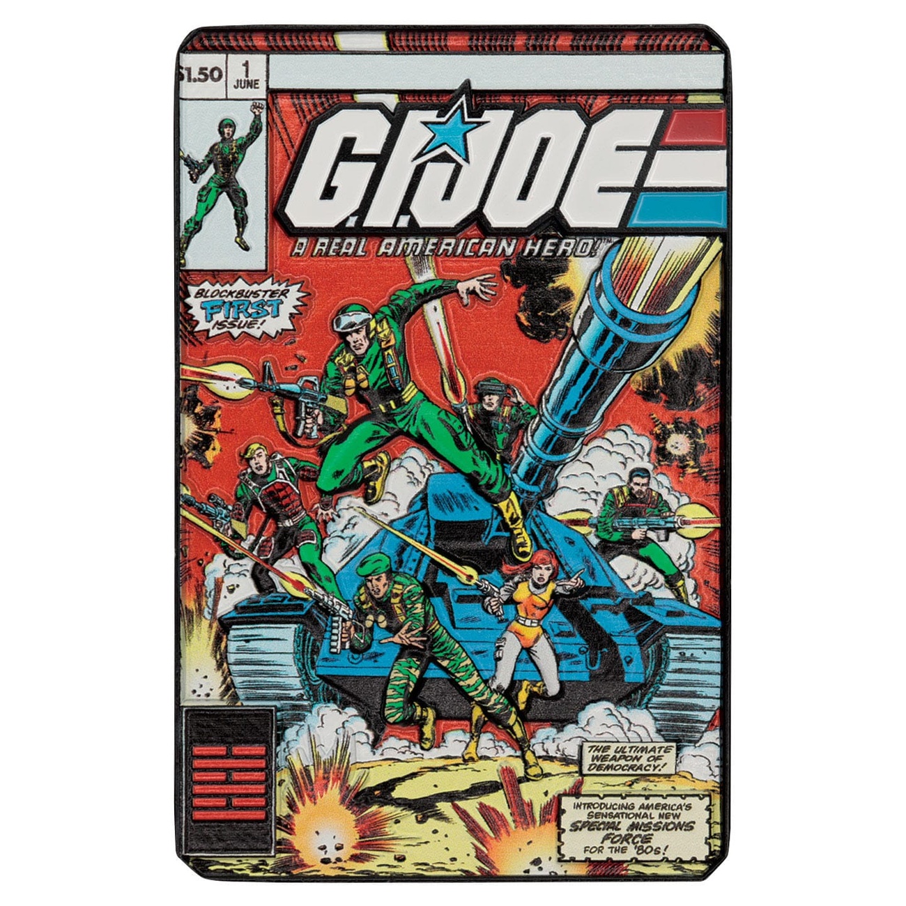G.I. Joe Metallbarren A Real American Hero #1 Limited Edition