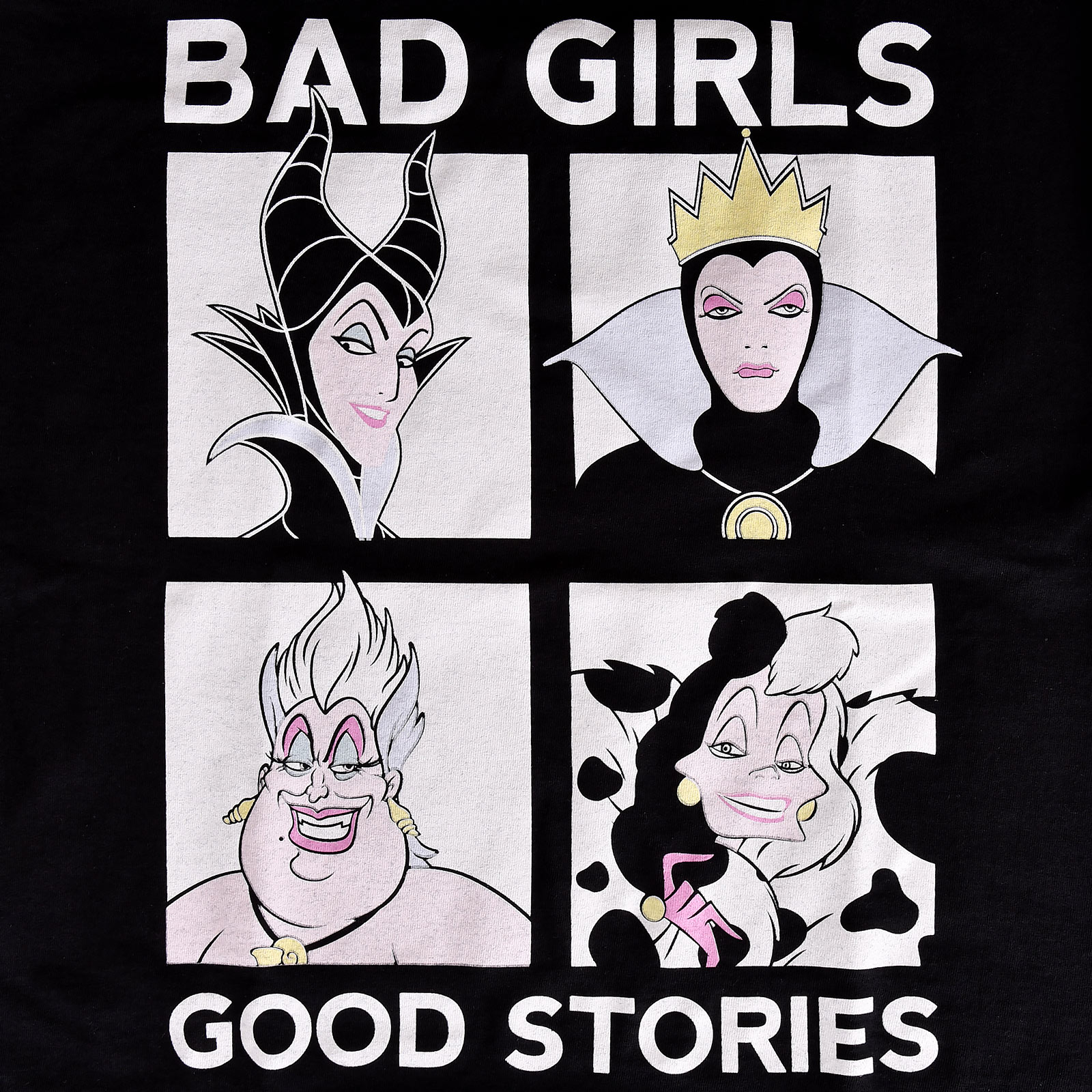Disney - Villains Bad Girls T-Shirt Women Loose Fit Black
