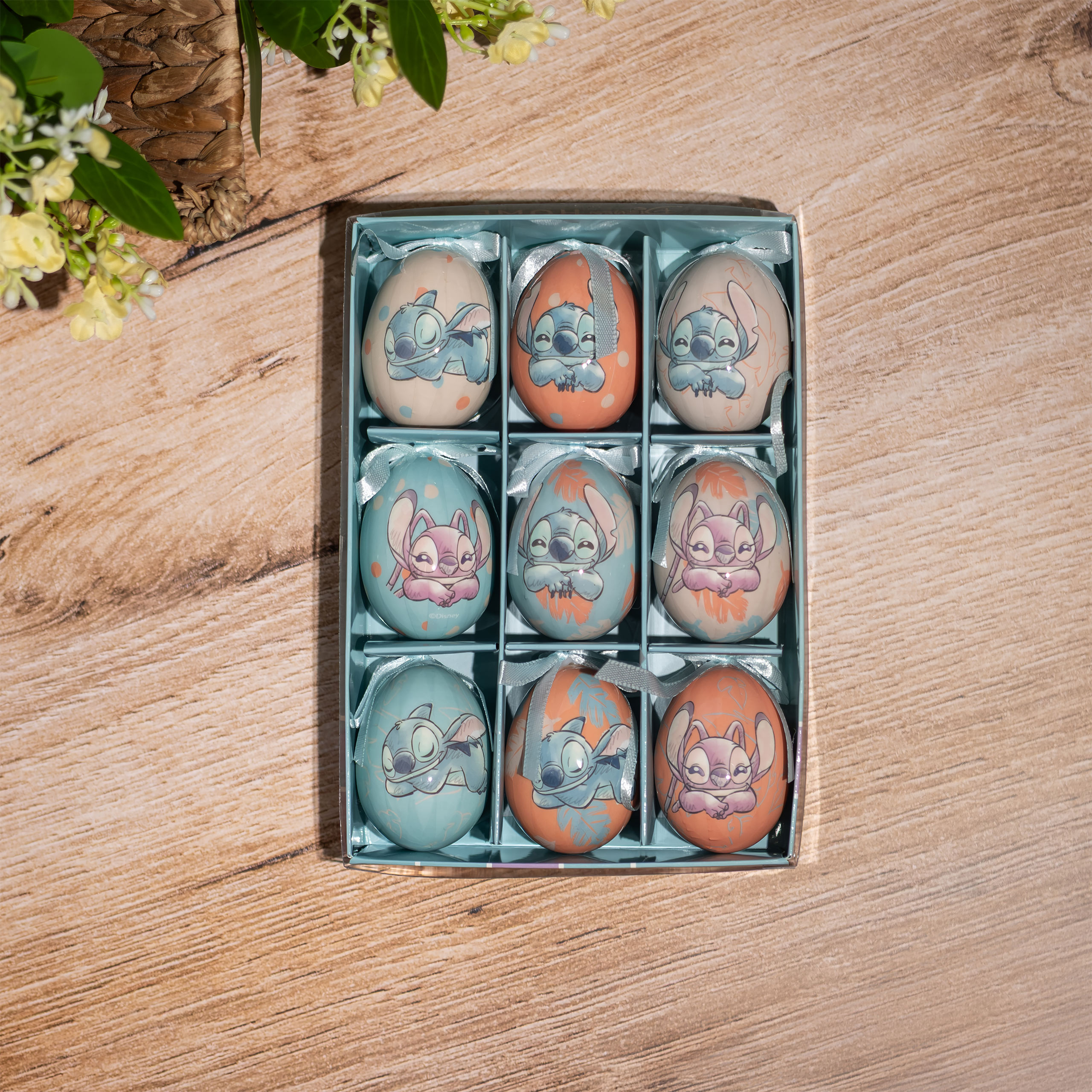 Colgantes de huevos de Pascua de Stitch 9 uds - Lilo & Stitch