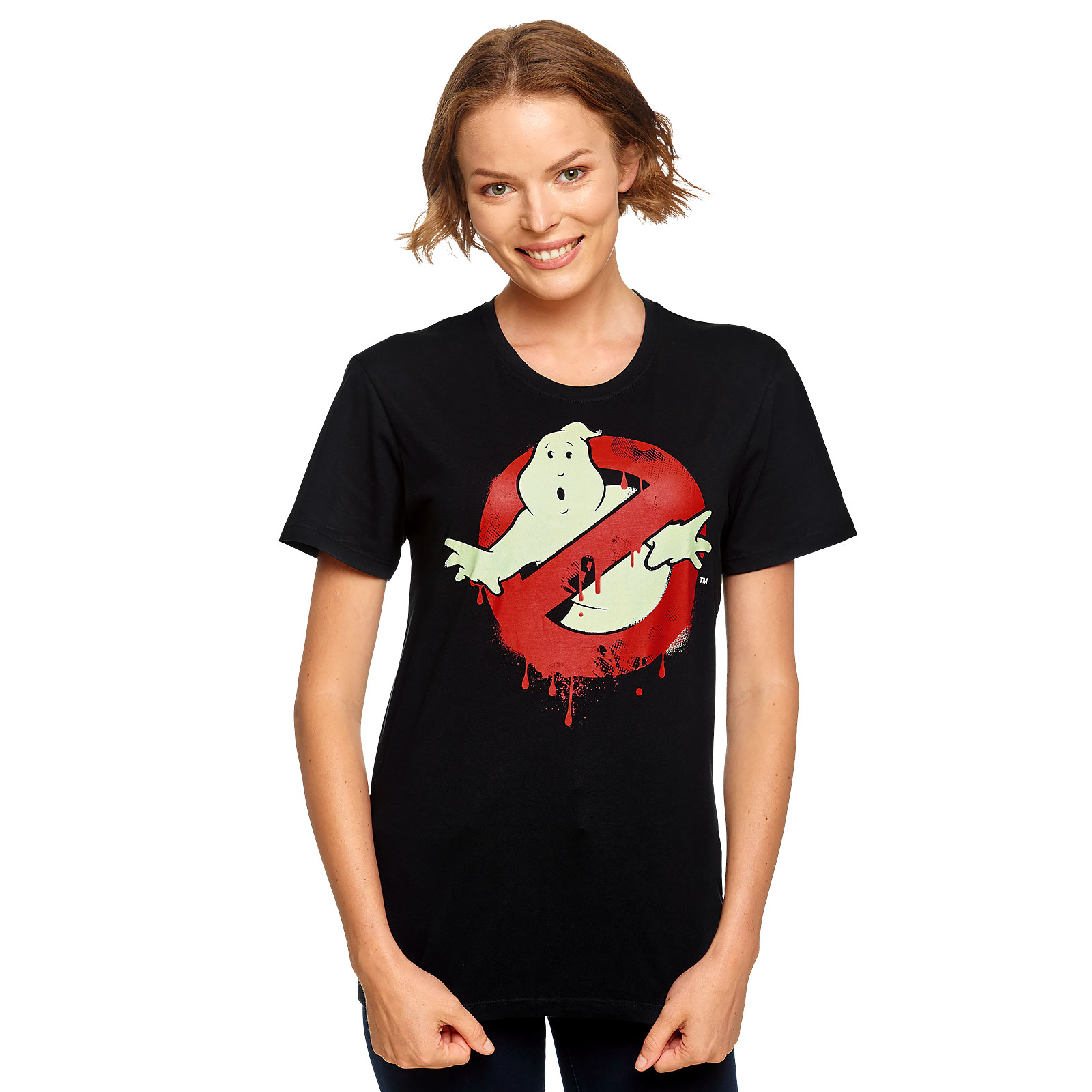 Ghostbusters - T-shirt logo phosphorescent