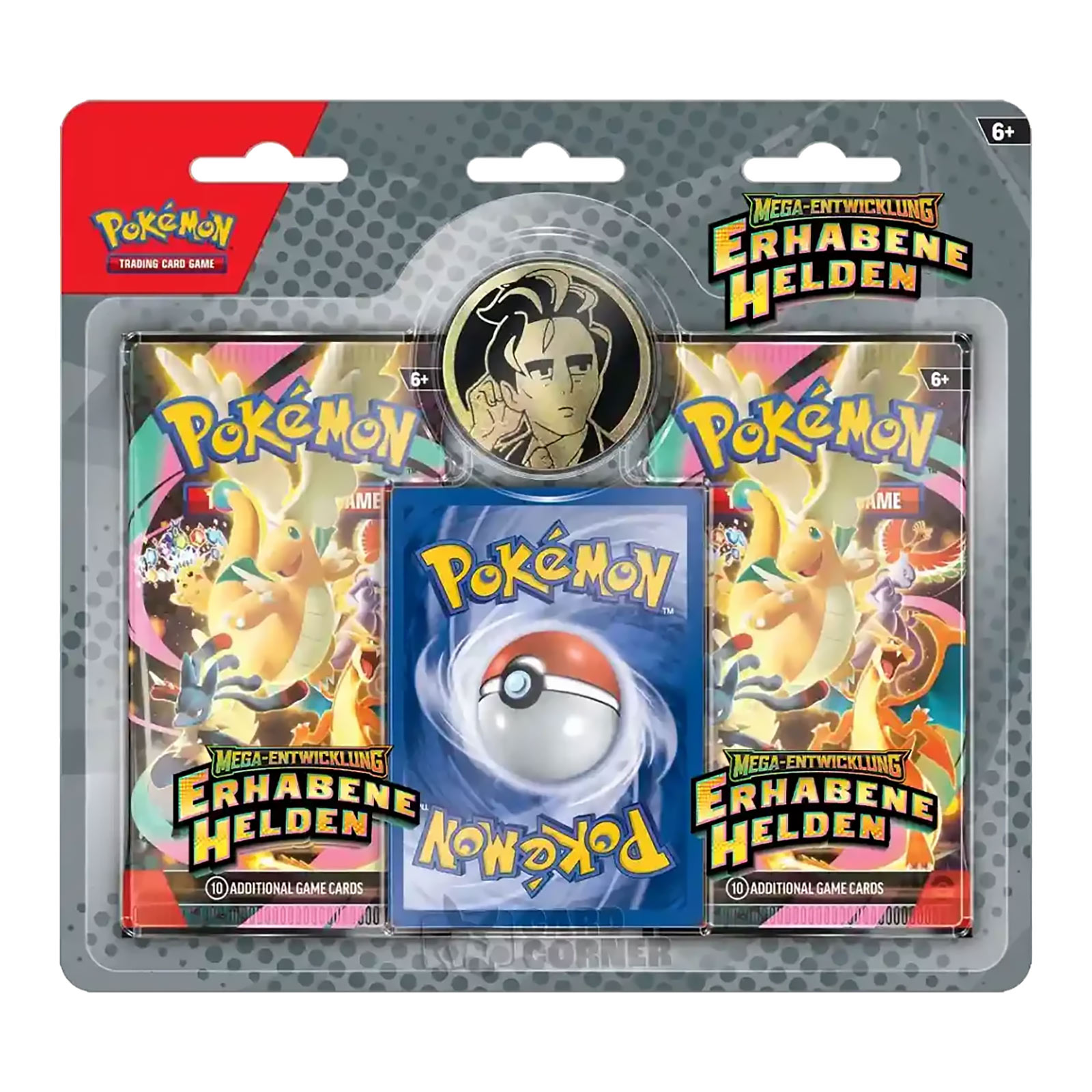 Pokémon - Mega Evoluzione Eroi Sublimi blister misterioso di carte da collezione