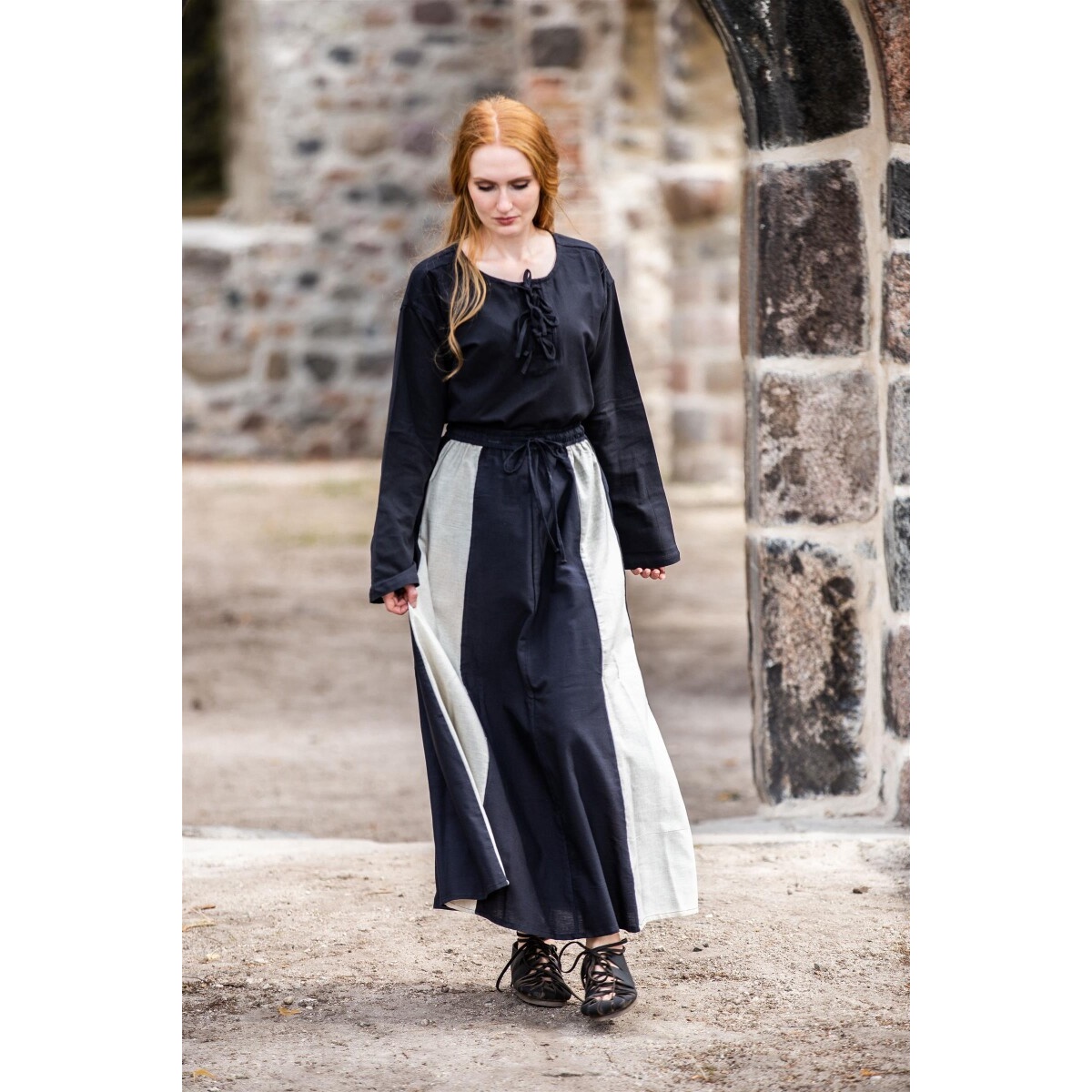 Medieval Blouse Tilda black