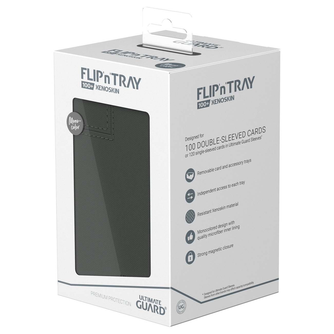 Ultimate Guard Flip'n'Tray 100+ Xenoskin - Grå