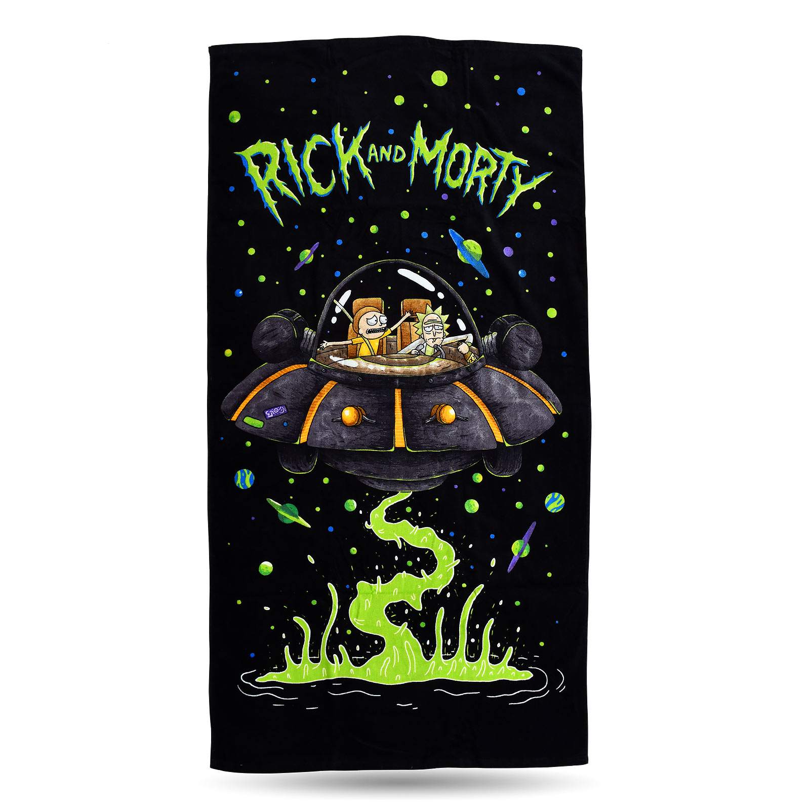 Rick and Morty - Serviette de bain Space Cruiser