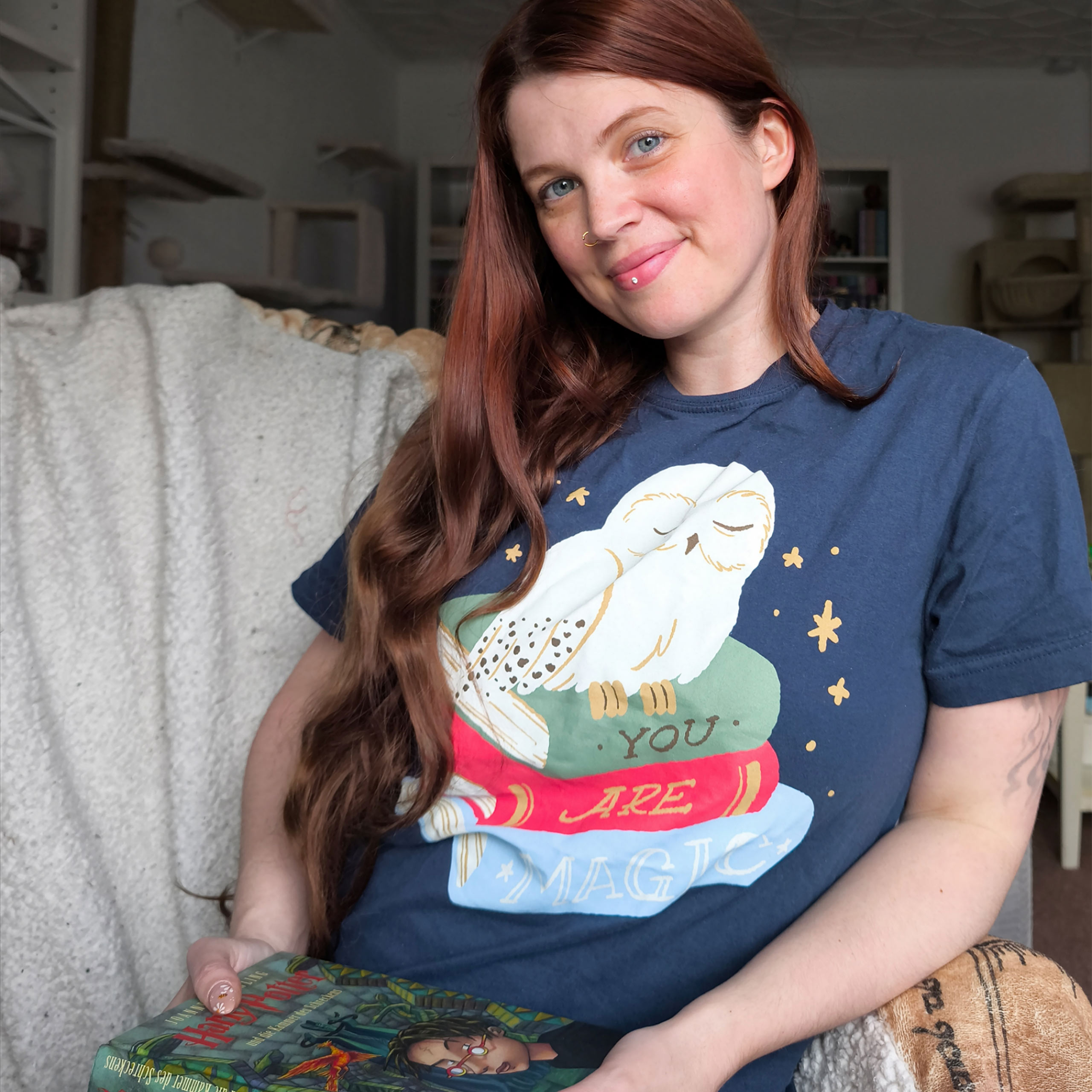 Hedwig You Are Magic Camiseta - Harry Potter
