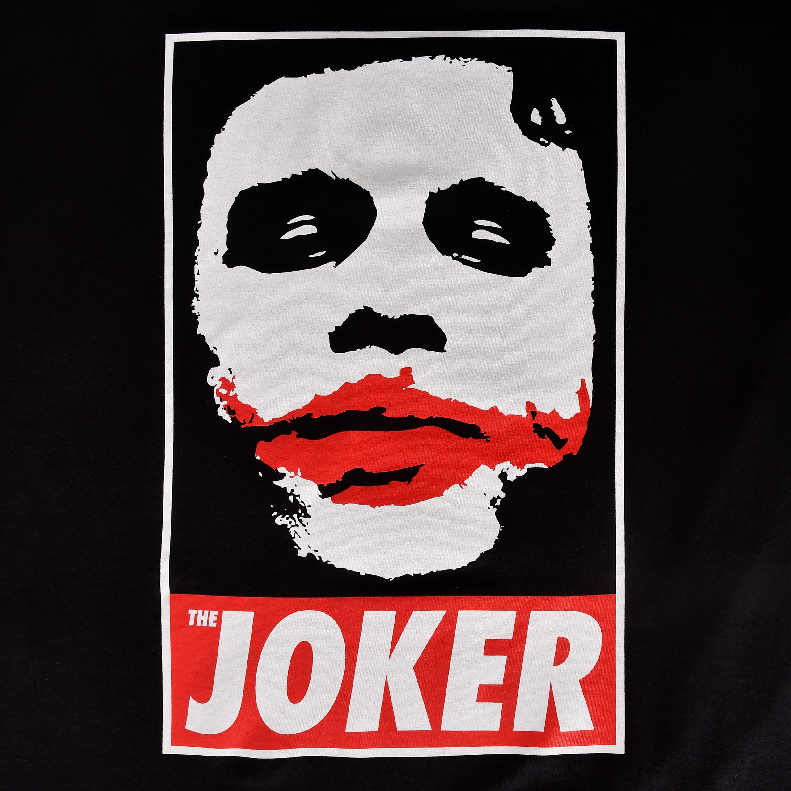The Dark Knight - Joker Poster T-Shirt Zwart