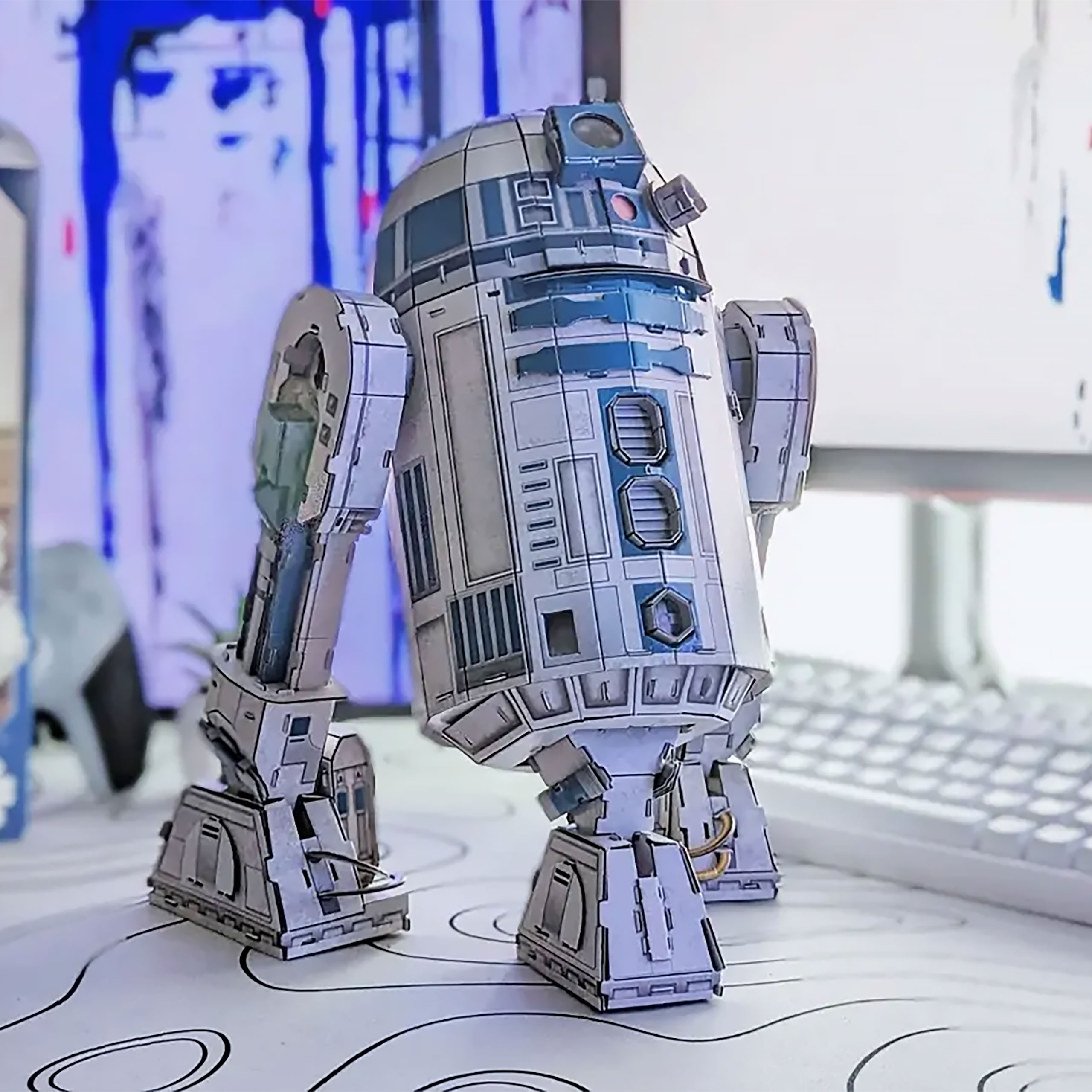 R2-D2 4D Build Modell Bausatz - Star Wars