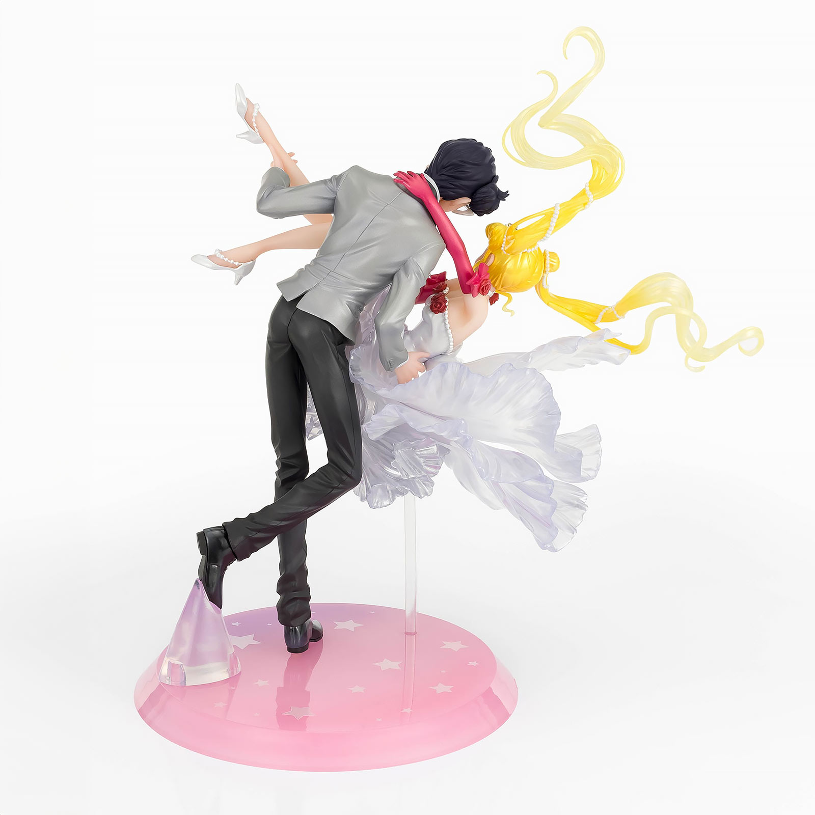 Sailor Moon - Usagi & Tuxedo Mask Statue Moonlight Glow Edition