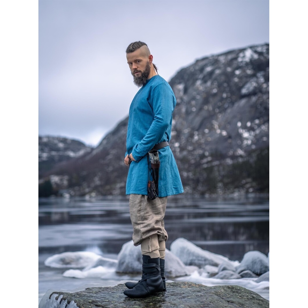 Mittelalter Tunika Ragnar blau