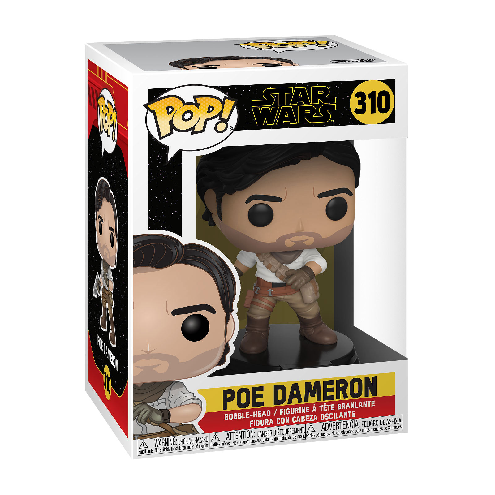 Star Wars - Poe Dameron épisode 9 Figurine Funko Pop à tête branlante