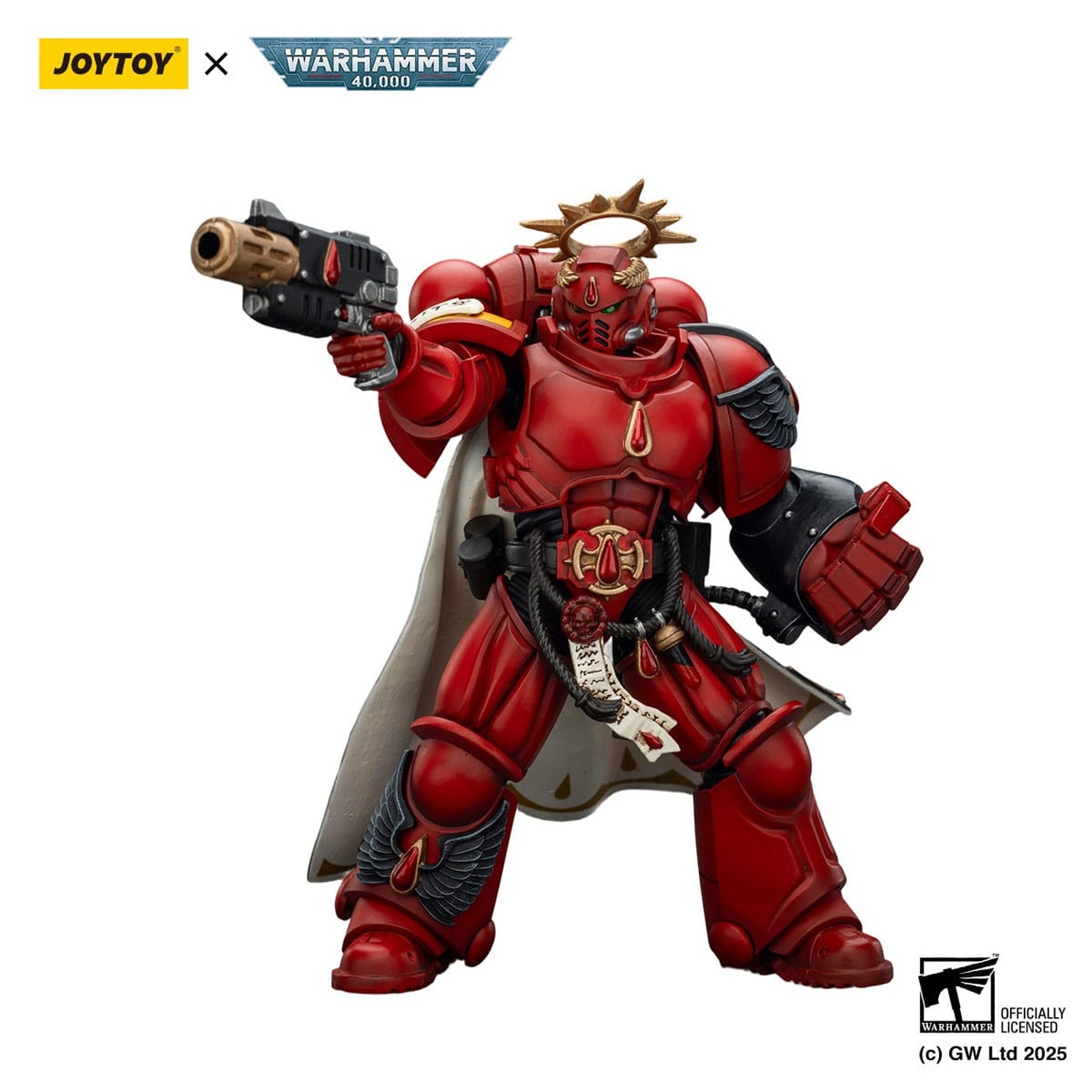 Warhammer 40k: Combat Patrol Blood Angels - Capitano con pistola Inferno e Power Fist Action figure 20 cm