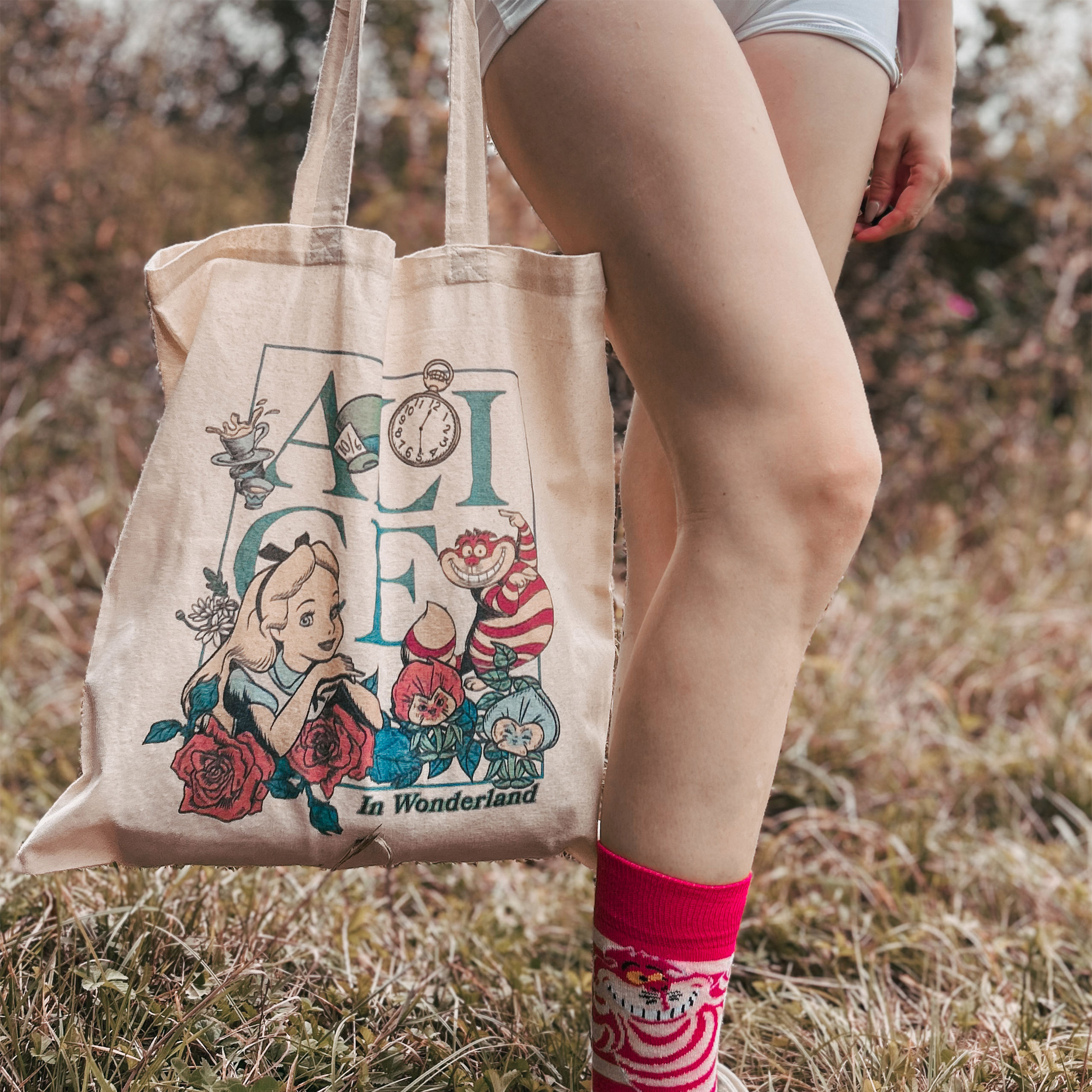 Alice in Wonderland - Jute Bag