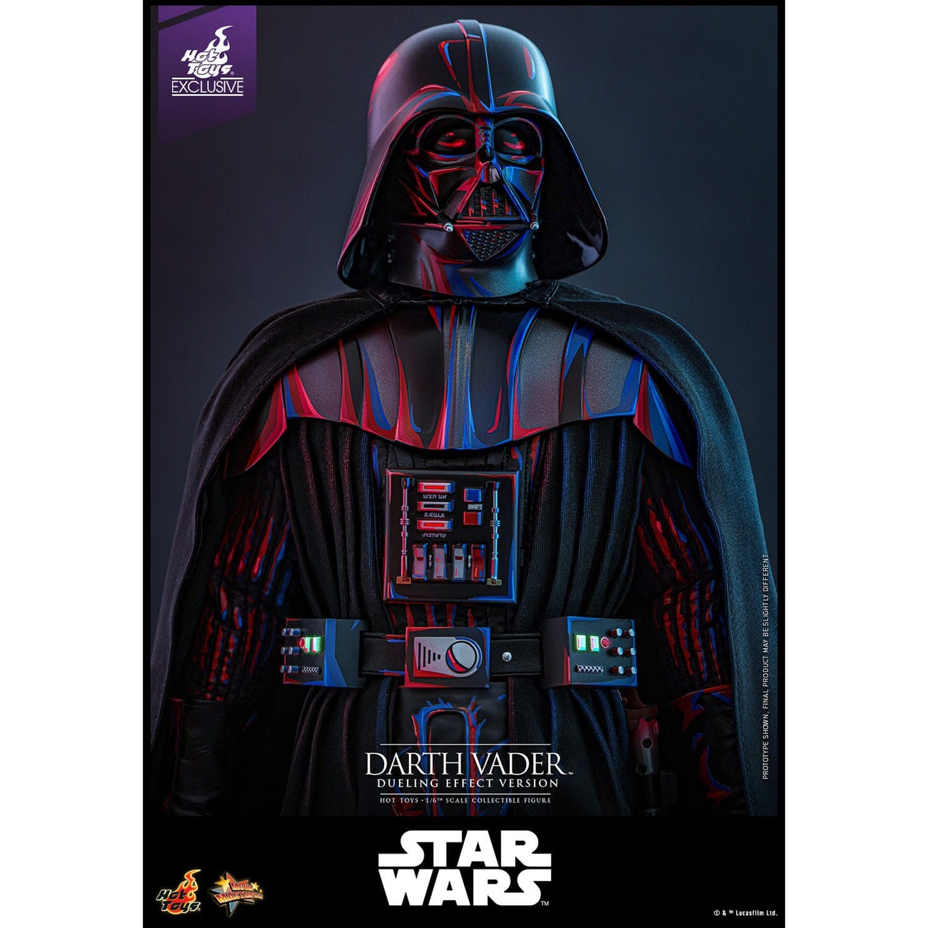 Star Wars Movie Masterpiece figurka kolekcjonerska 1/6 Darth Vader (Dueling Effect Version) Hot Toys Exclusive 35 cm