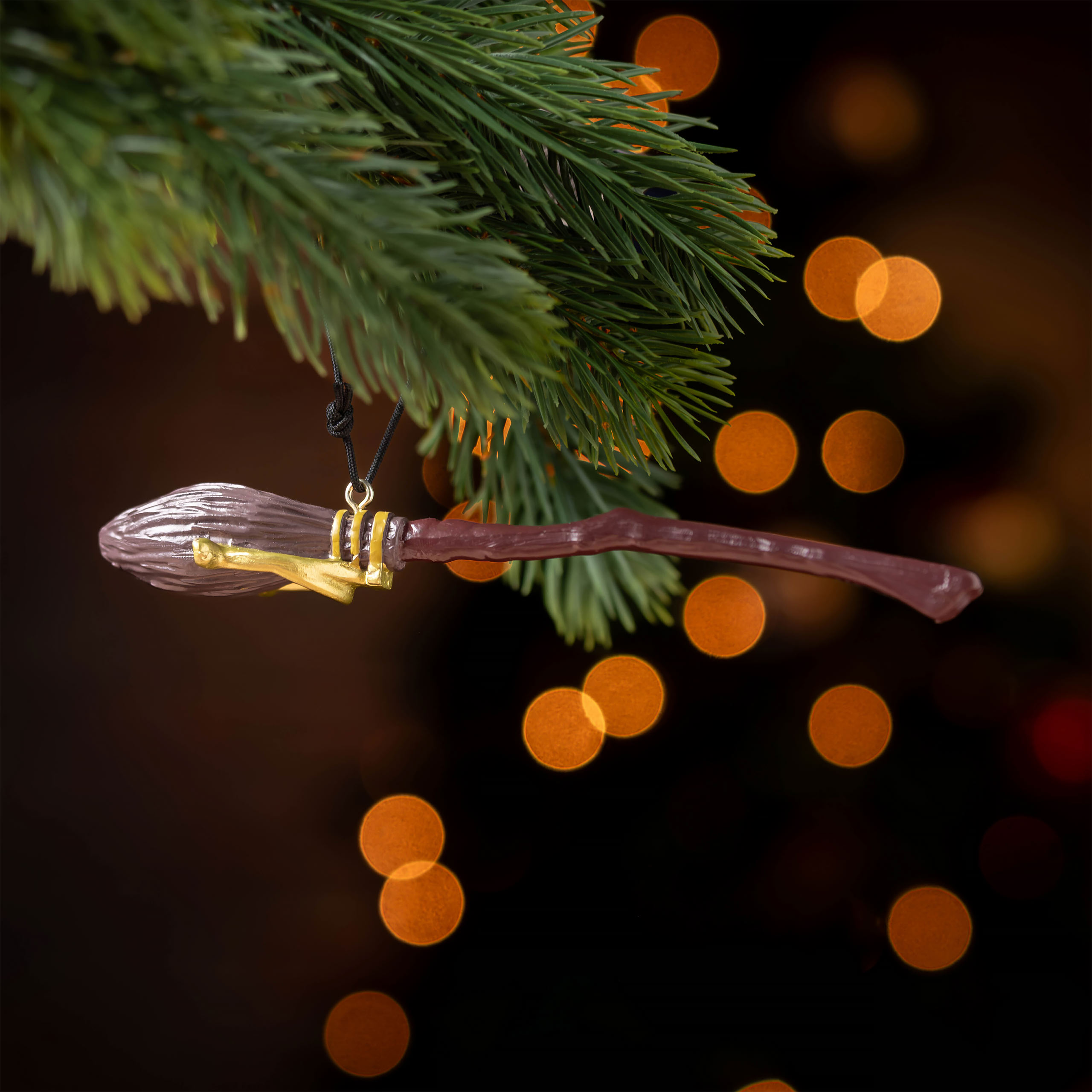 Addobbo per albero di Natale Nimbus 2000 - Harry Potter