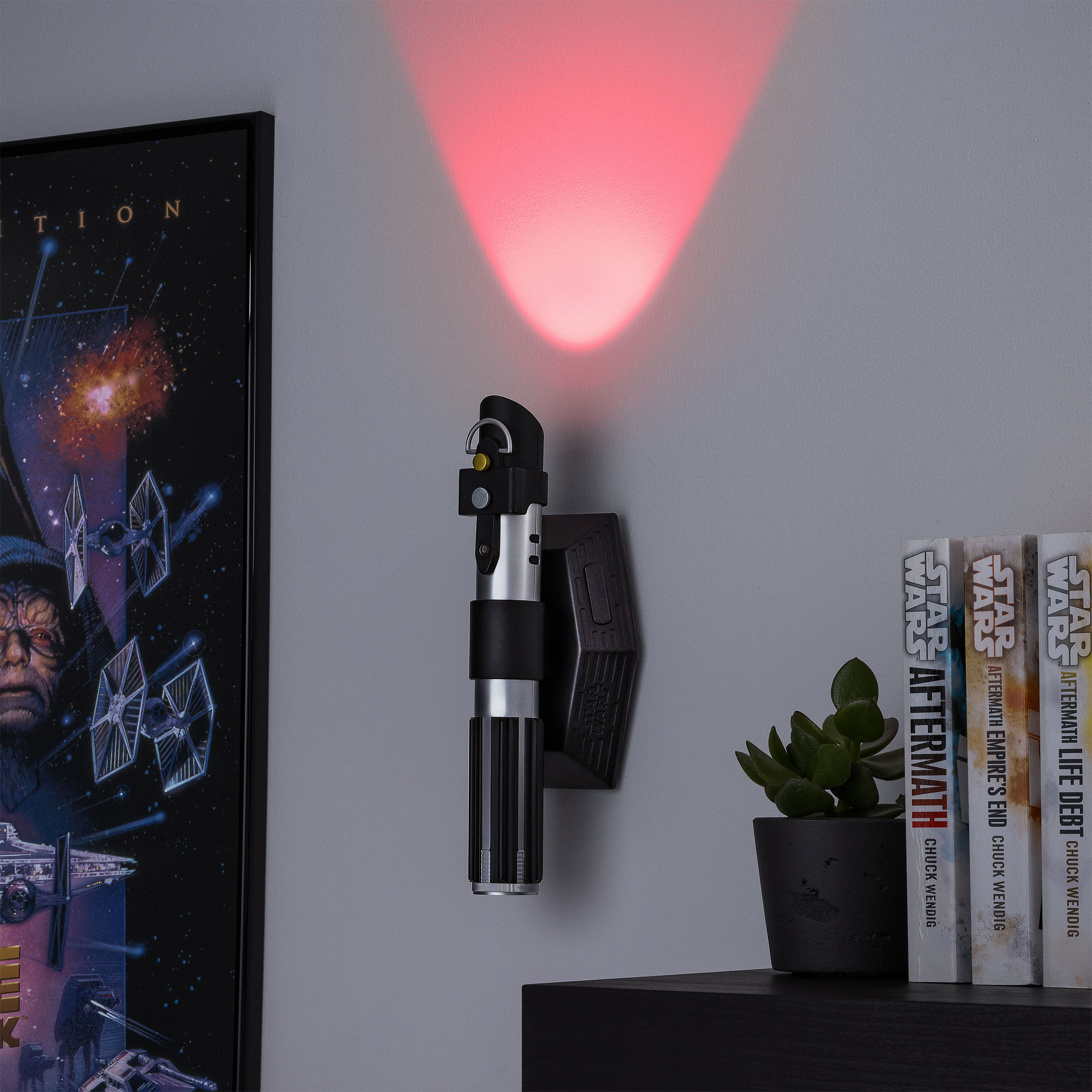 Star Wars - Lichtschwert LED Wandlampe mit Sound