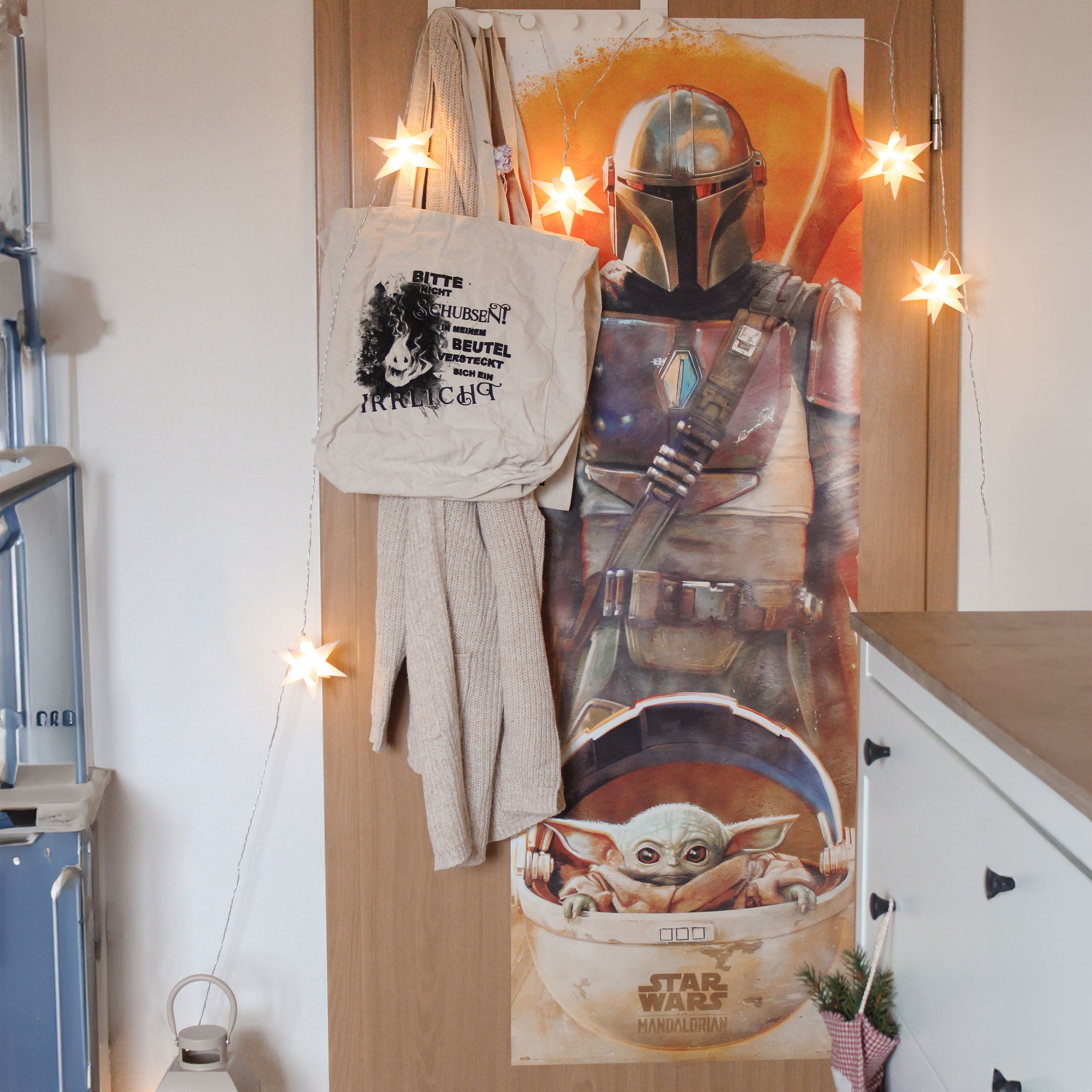 Poster de porte The Mandalorian & Grogu - Star Wars