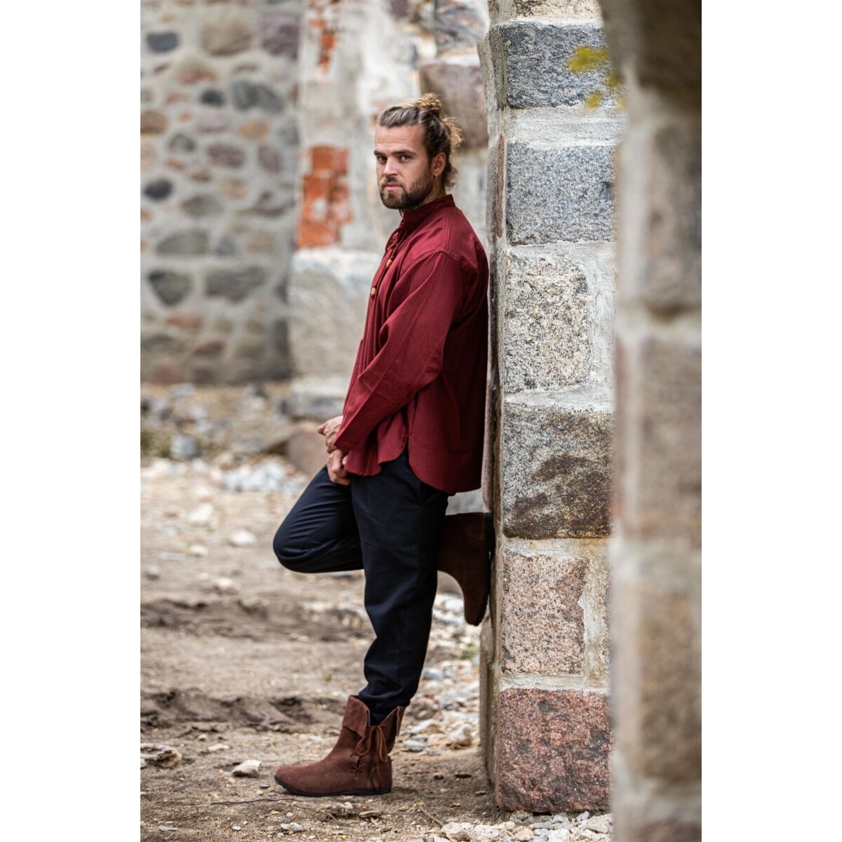 Medieval Shirt Ansbert red