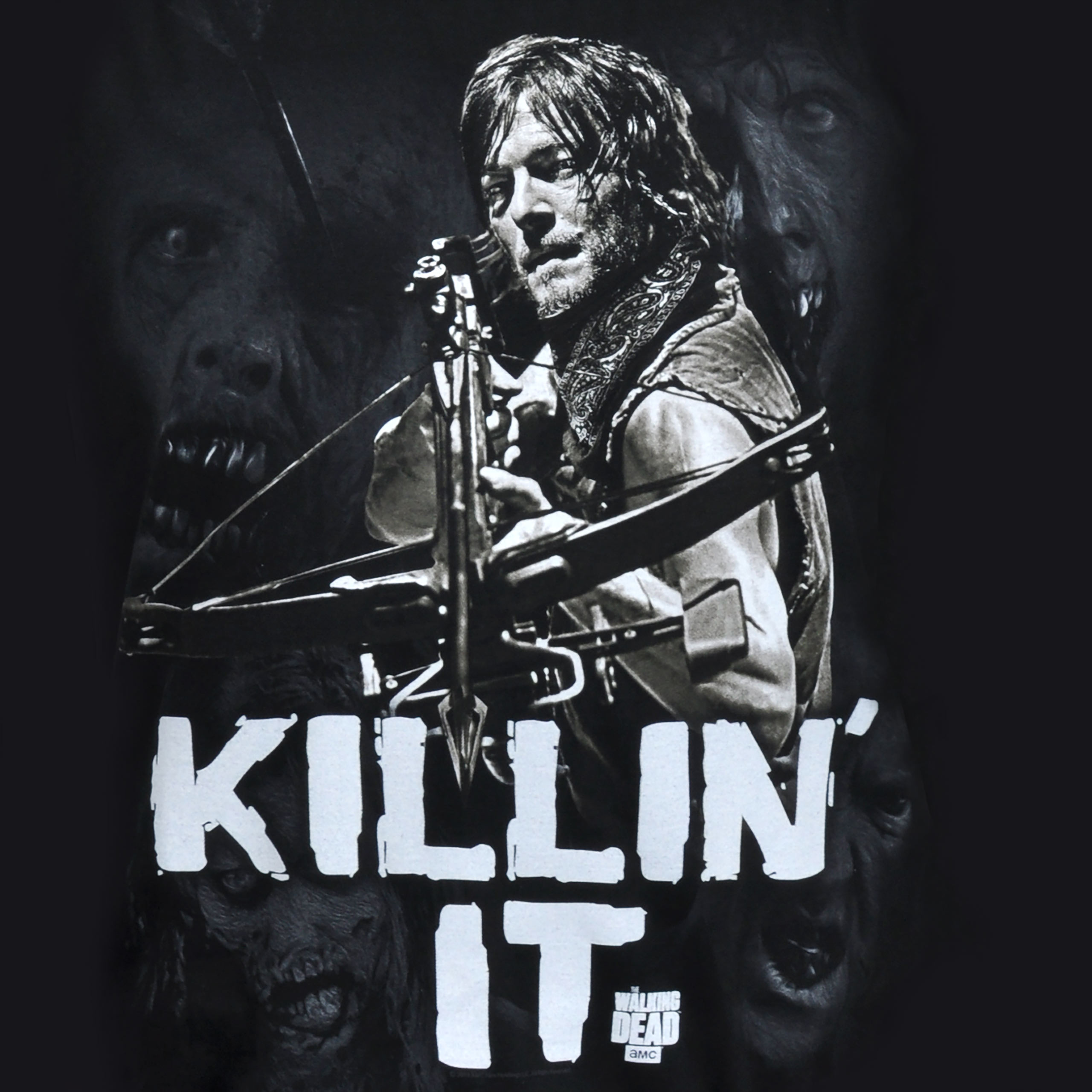 Walking Dead - Daryl Killin It T-shirt zwart