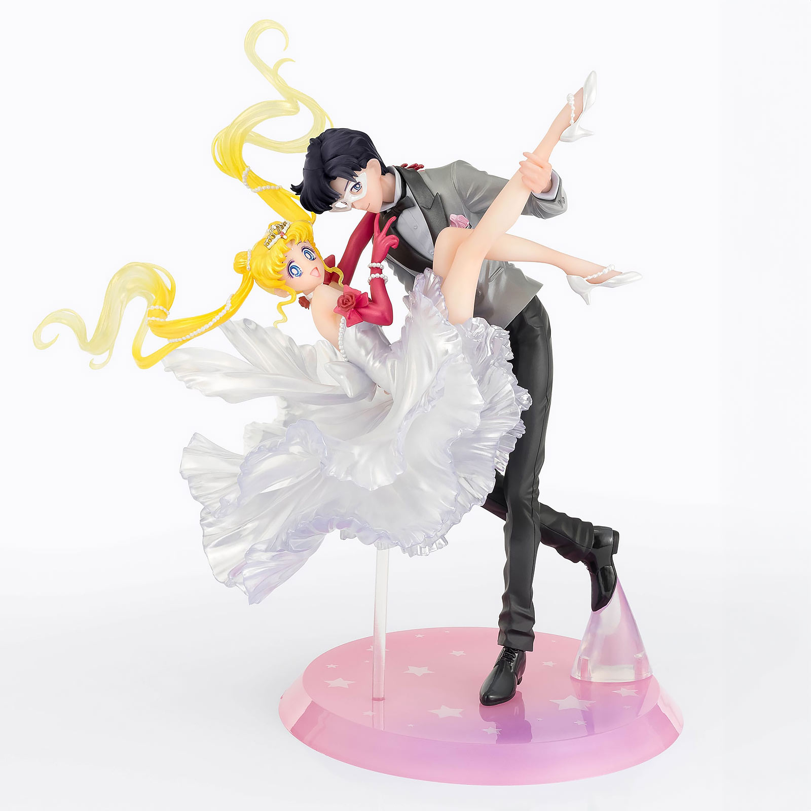 Sailor Moon - Usagi & Tuxedo Mask Statue Moonlight Glow Edition