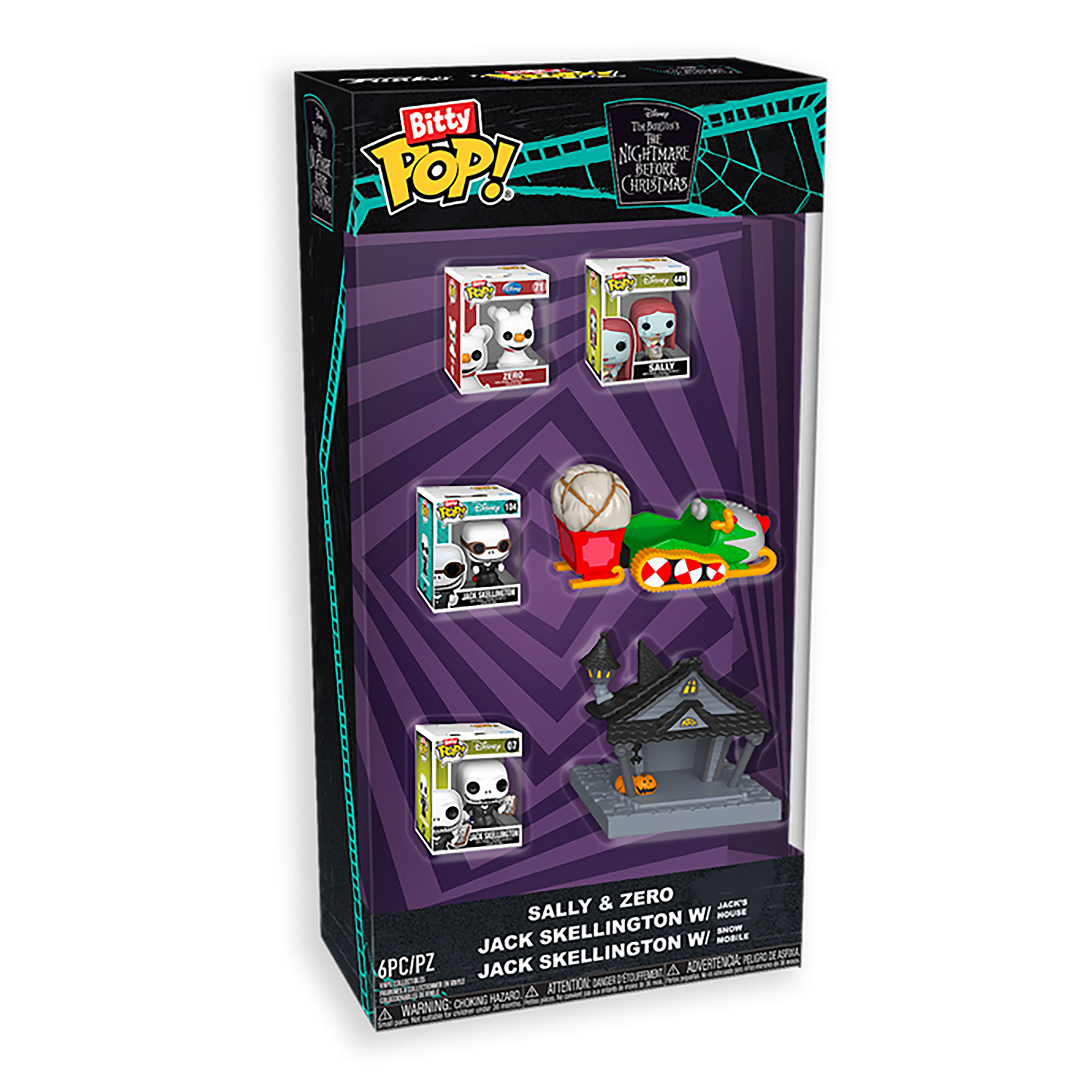 Nightmare Before Christmas - Funko Bitty Pop! startset med figurer