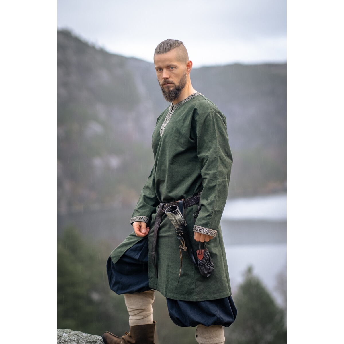 Middeleeuwse vikingtunik Aegir groen