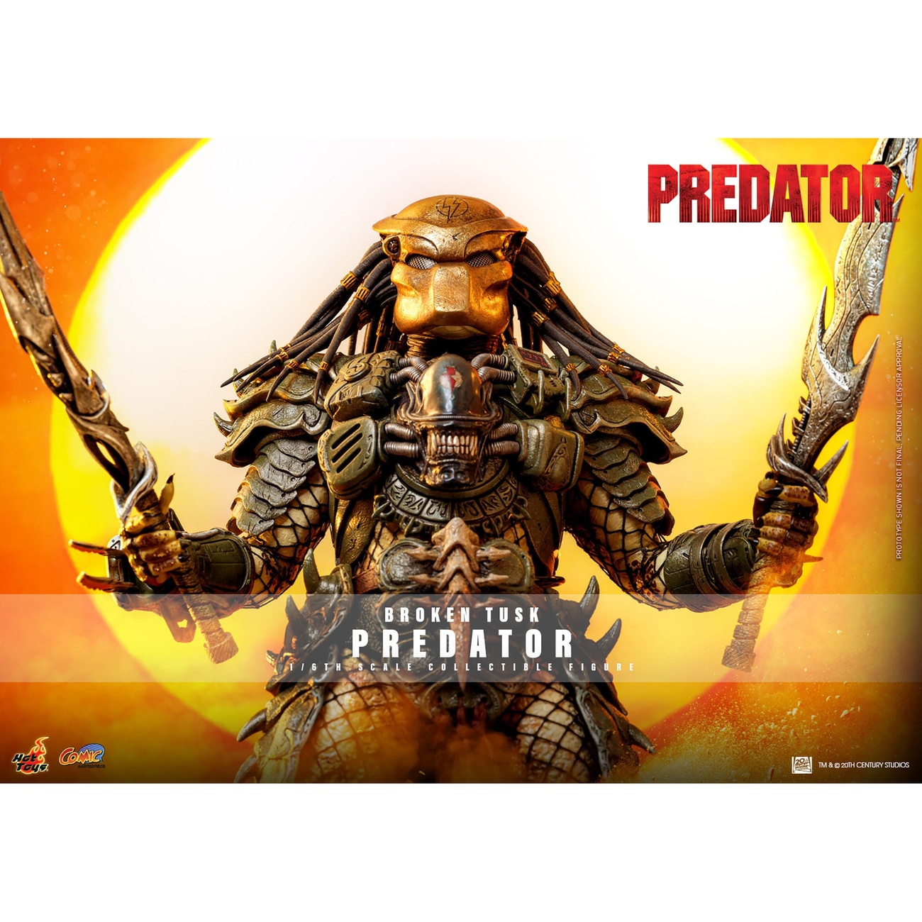 Alien vs. Predator - Broken Tusk Predator Masterpiece 1:6 Action Figure