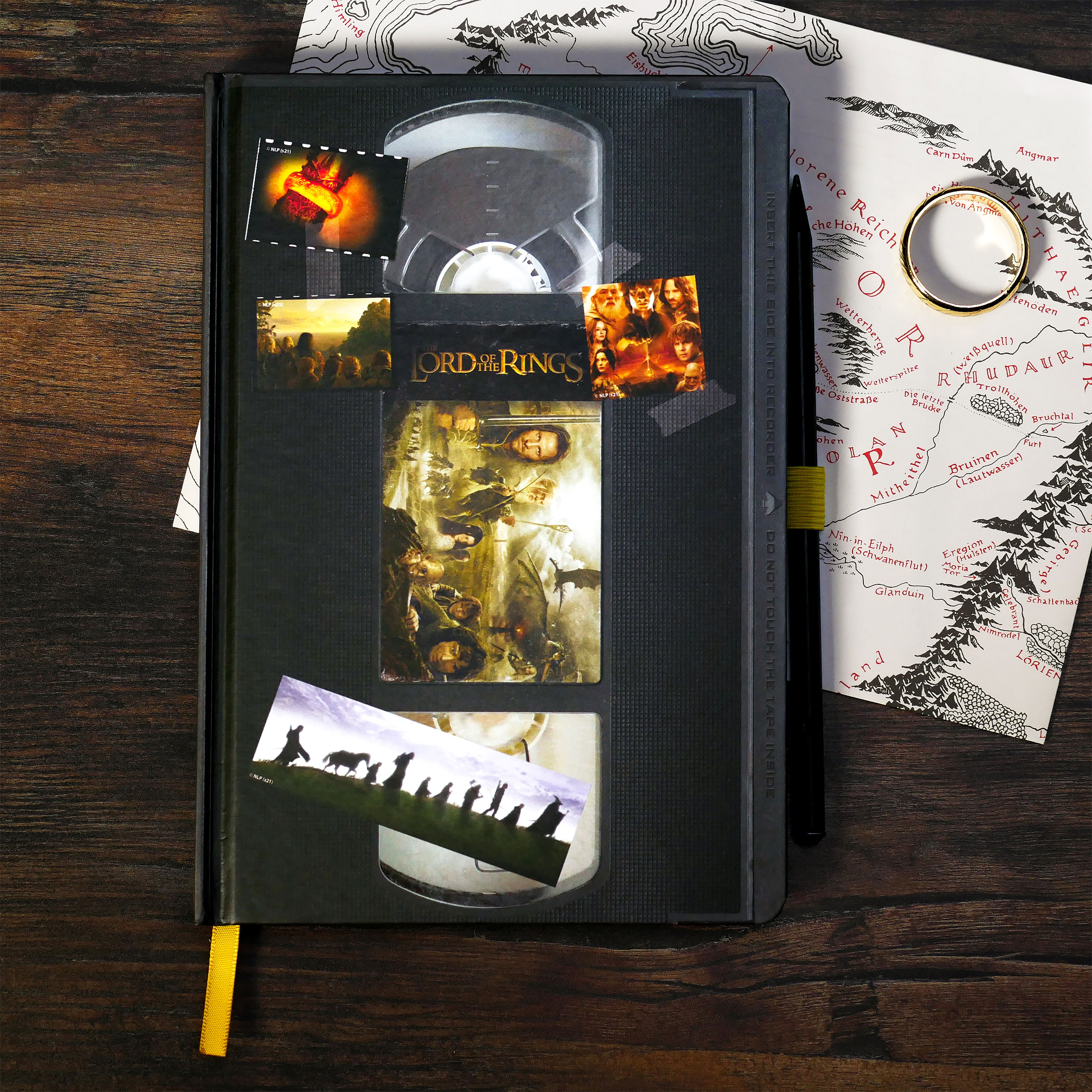 Le Seigneur des Anneaux - Trilogie VHS Carnet Premium A5