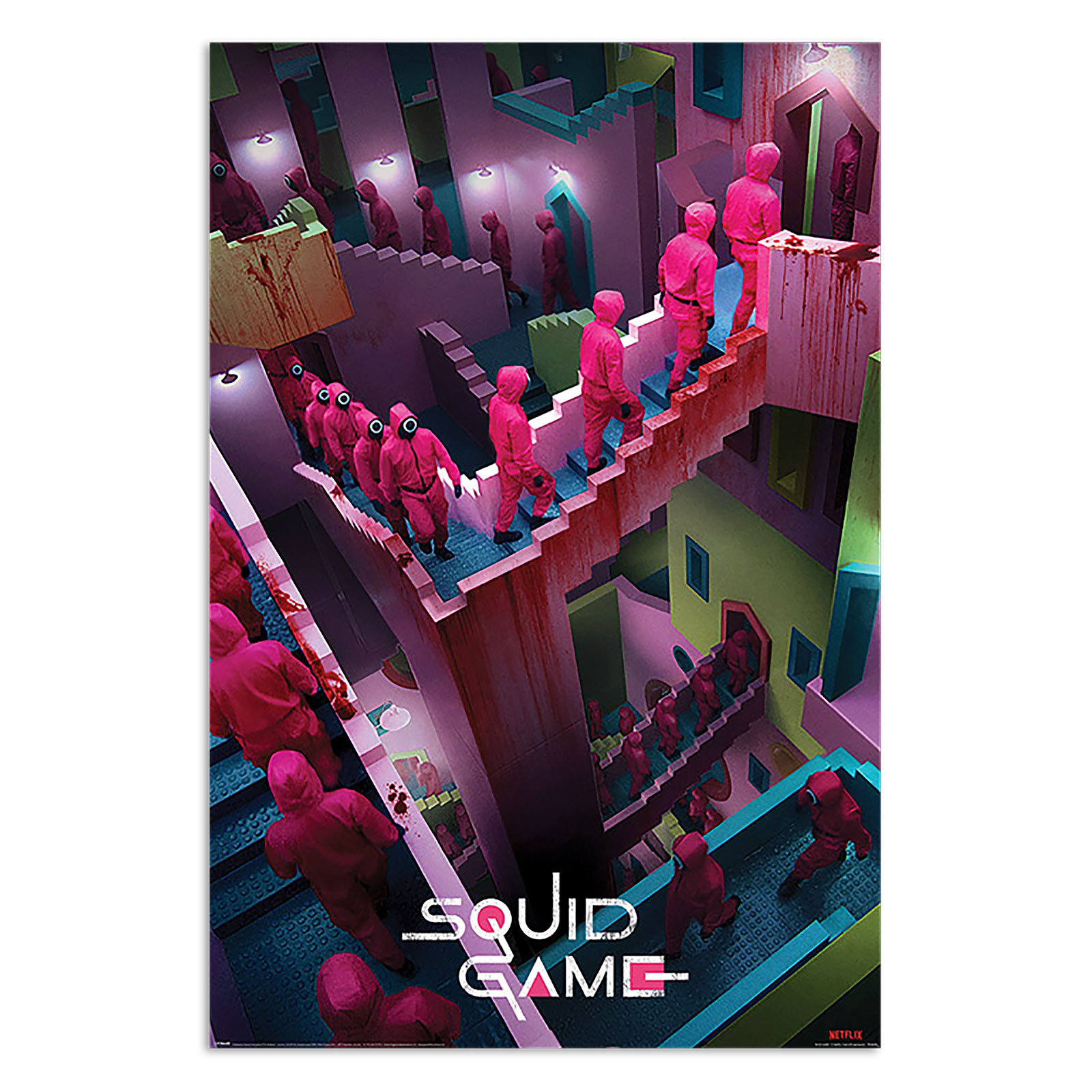 Squid Game - Crazy Stairs Maxi Poster