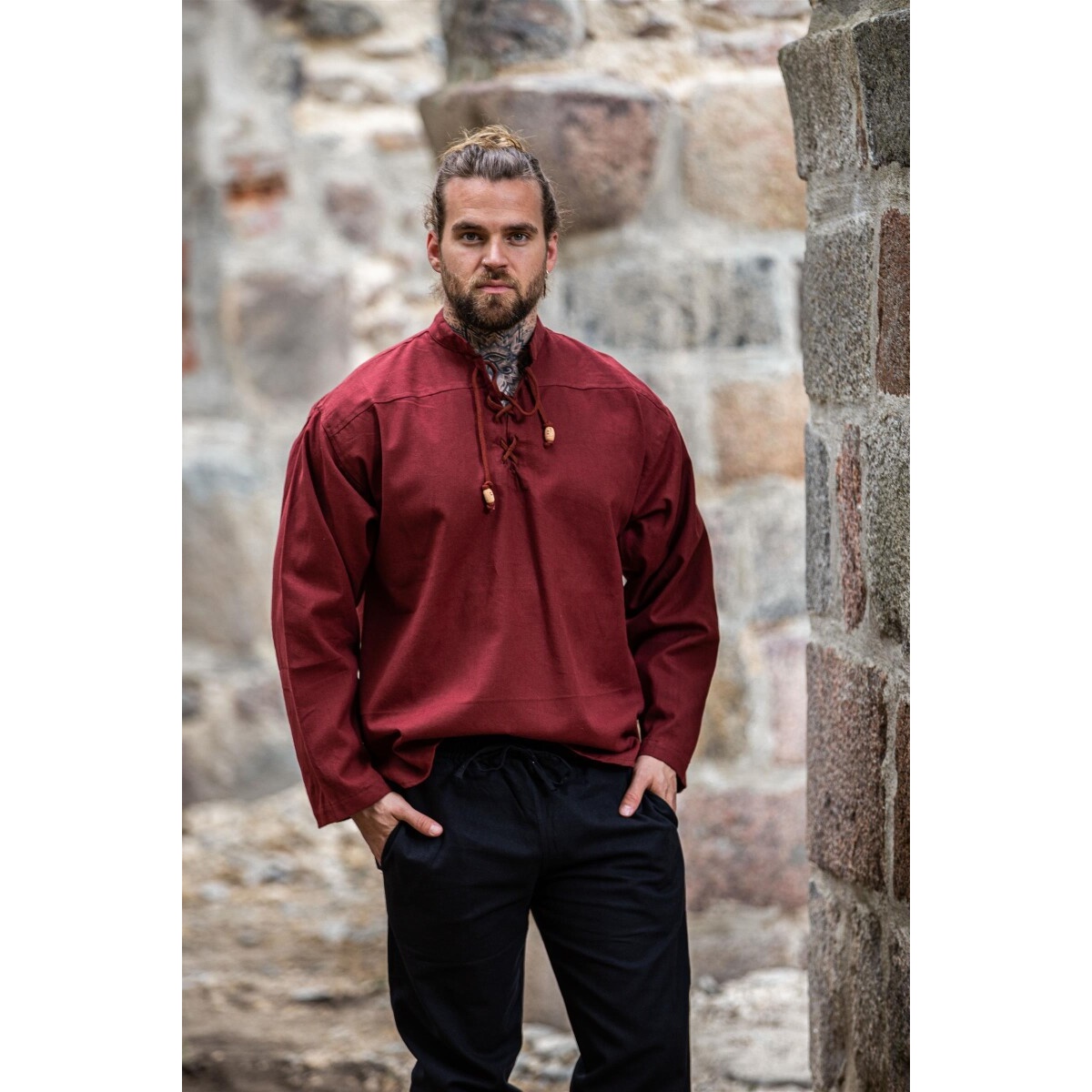 Medieval Shirt Ansbert red