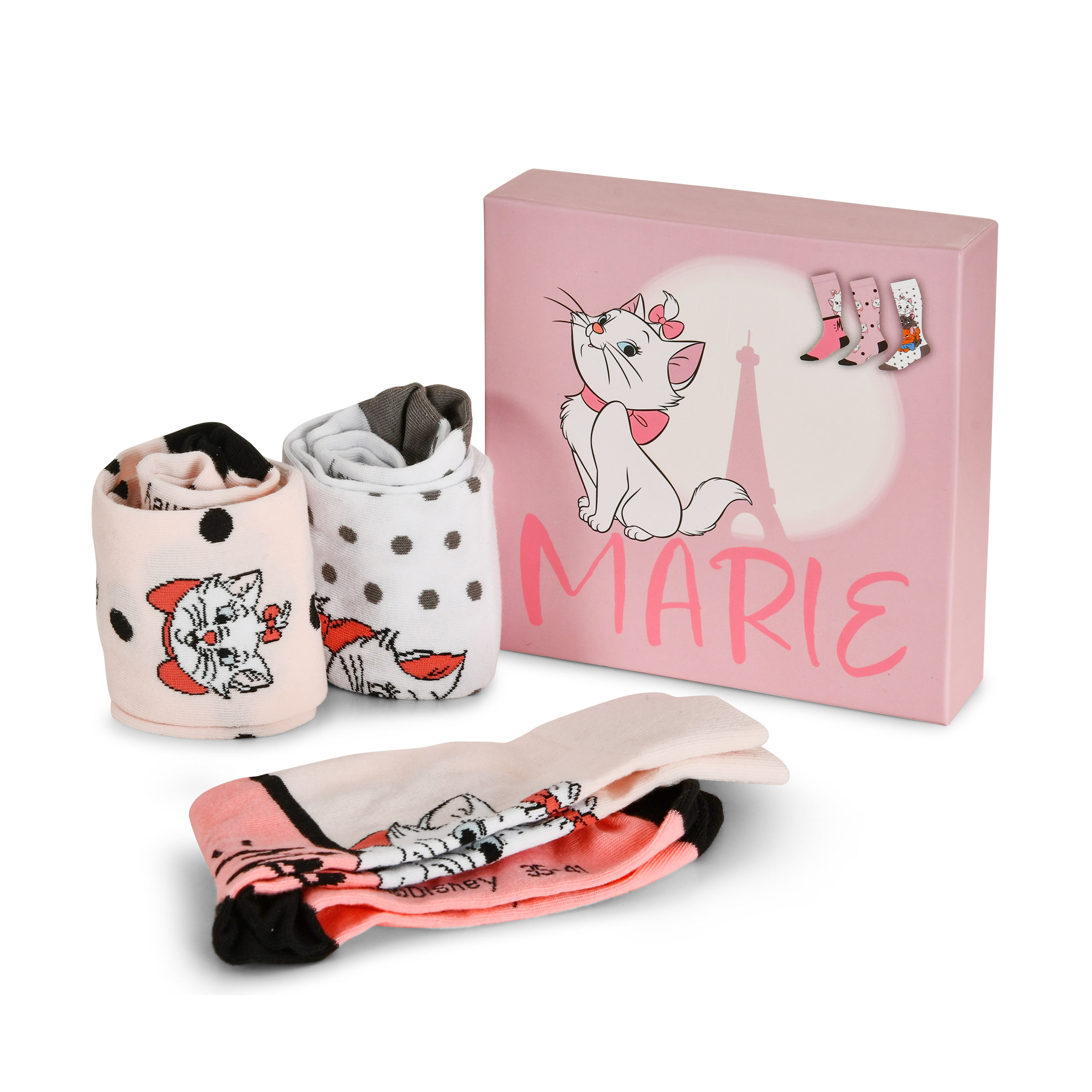 Aristocats - Ensemble de 3 chaussettes Marie