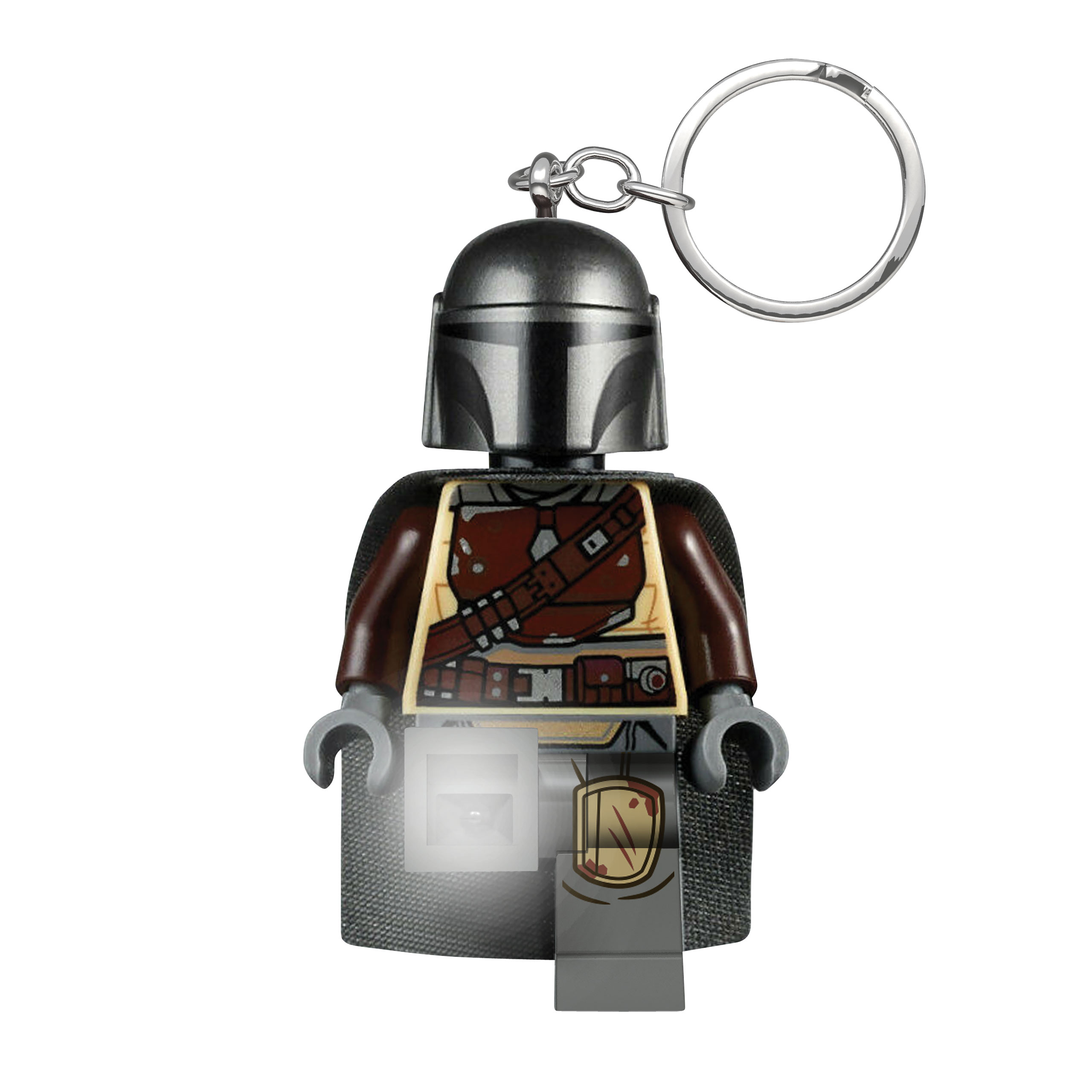 The Mandalorian LEGO Schlüsselanhänger mit Licht - Star Wars