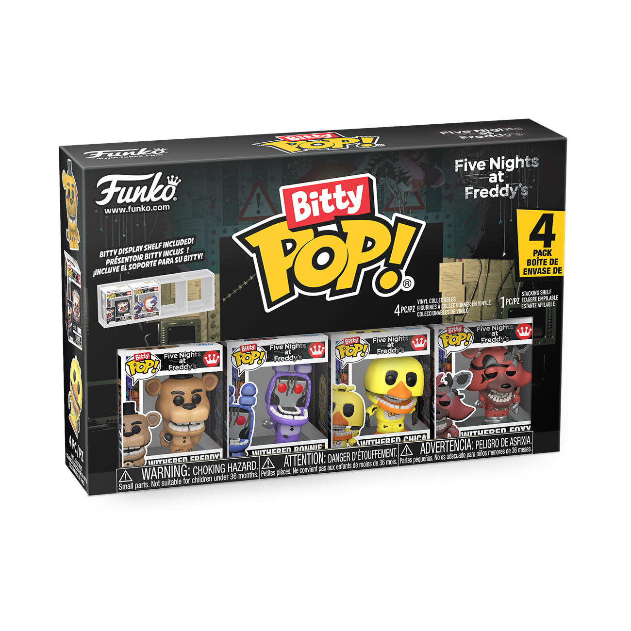 Five Nights at Freddys - Funko Bitty Pop 4er Figuren Set Serie 6