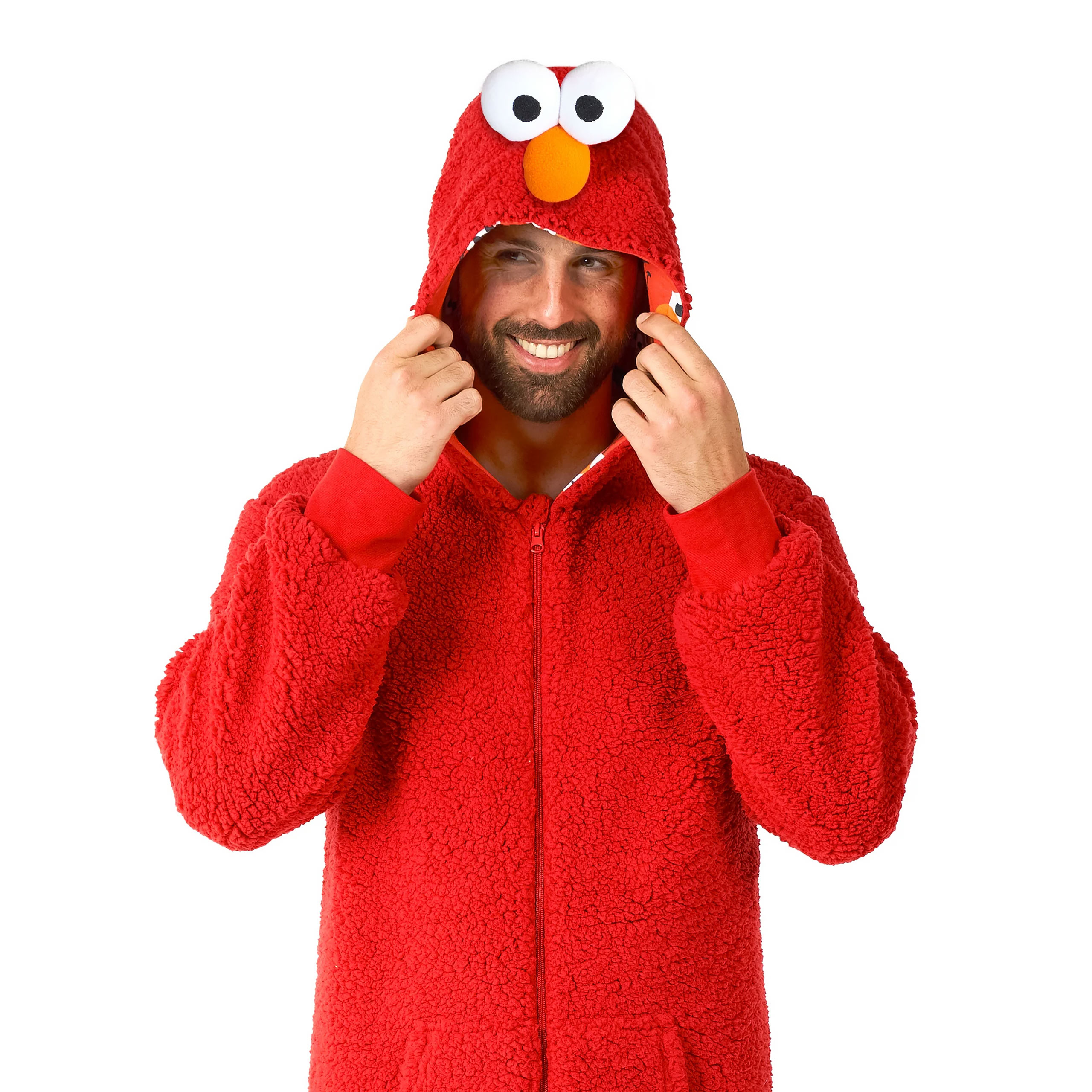 Sesamo Apriti - Tuta intera peluche Elmo