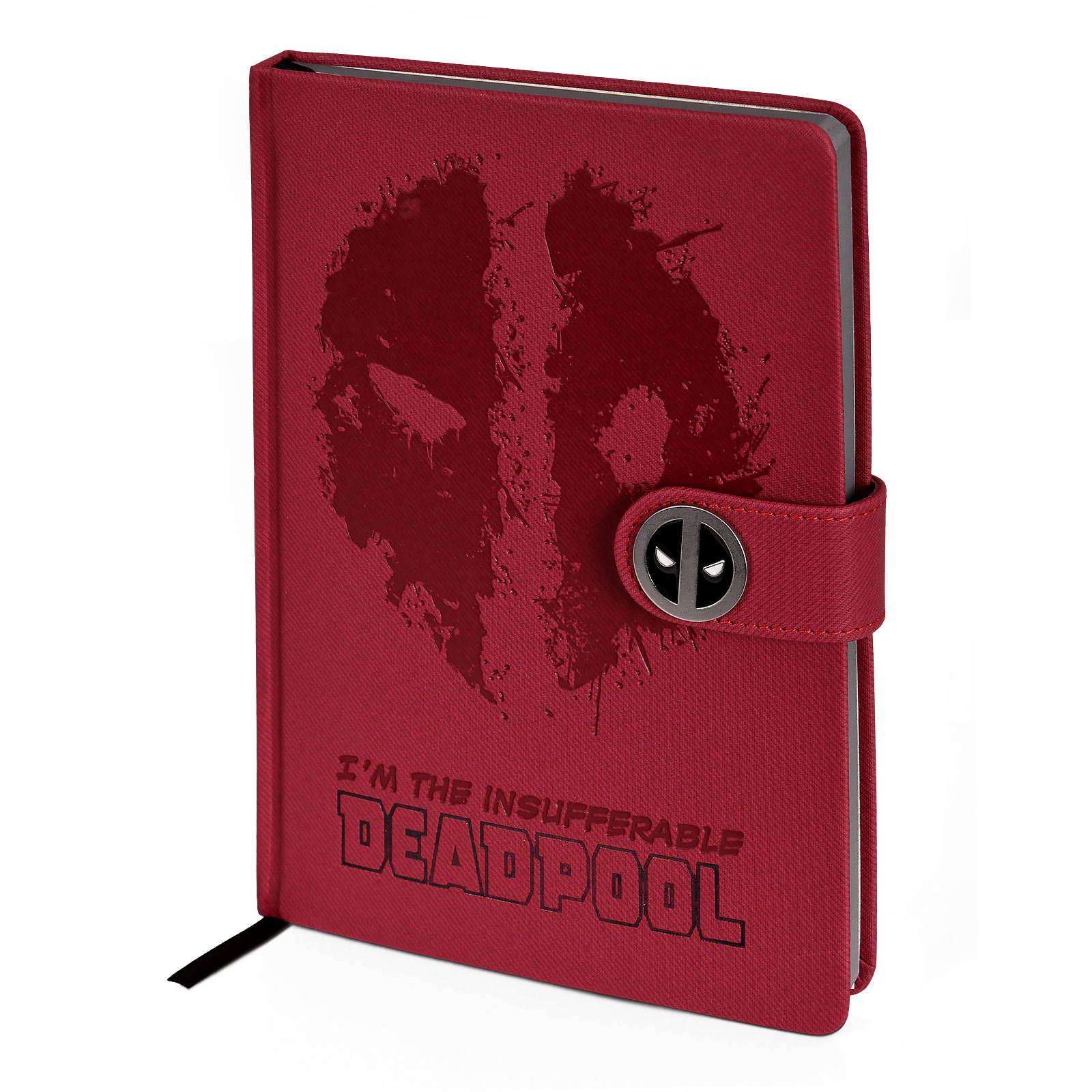 Deadpool - Splatter Logo Premium Notizbuch A5