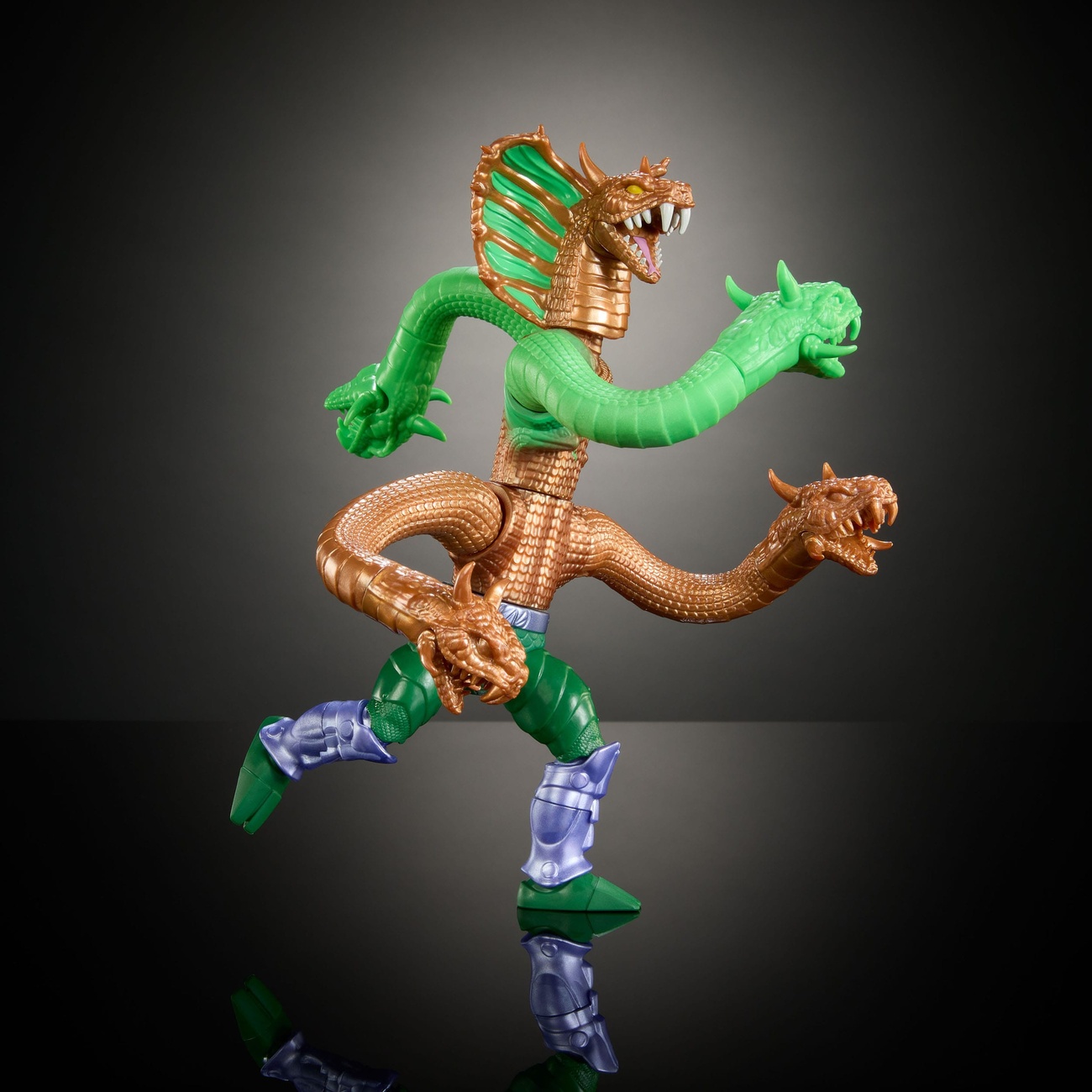 MOTU x TMNT: Turtles of Grayskull Deluxe Action Figure King Hiss 14 cm