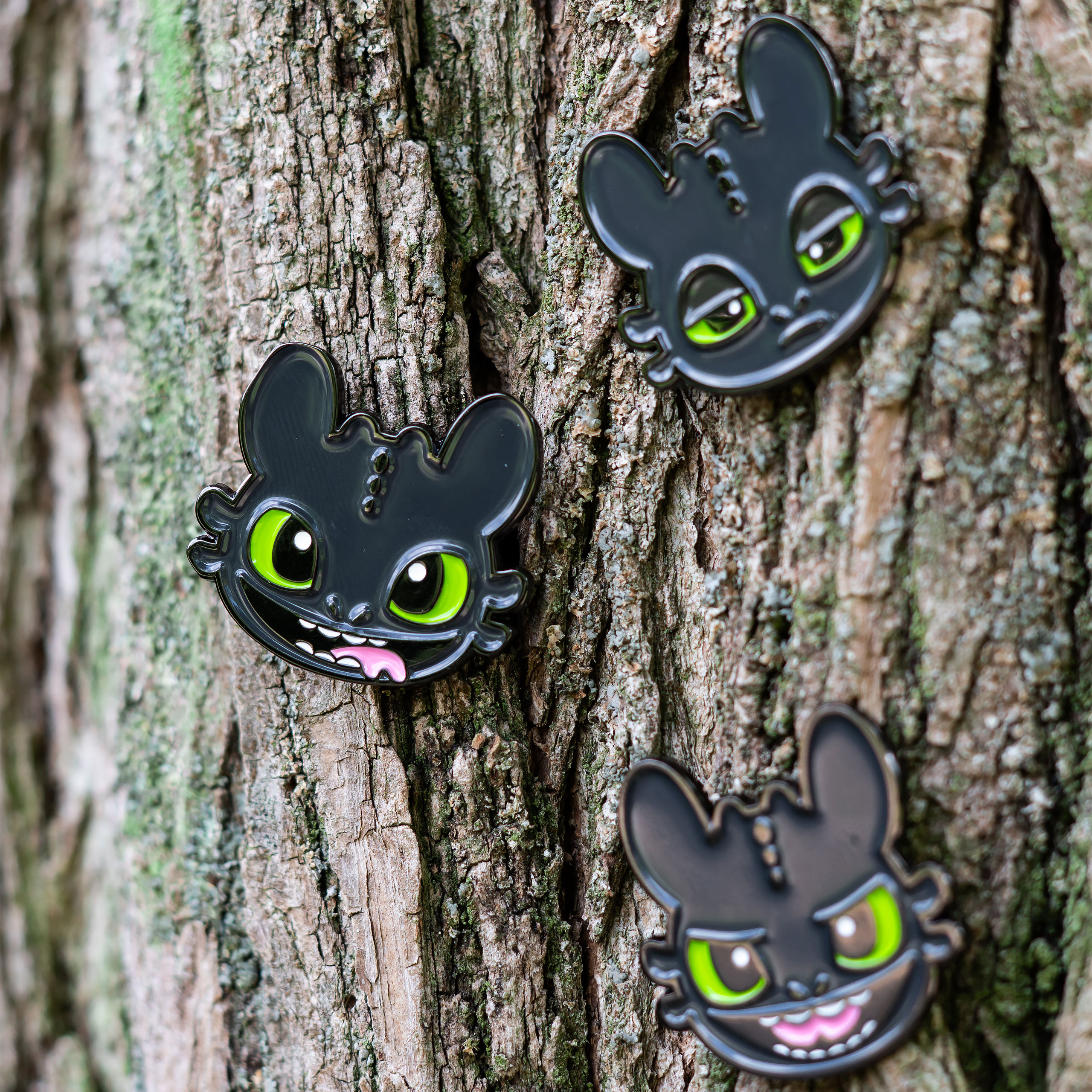 Drachenzähmen leicht gemacht - Ohnezahn Pins 5er Set