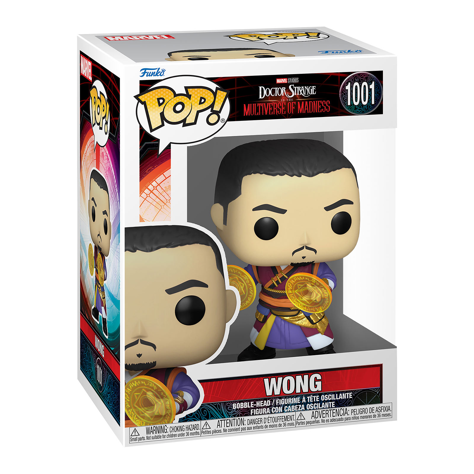 Doctor Strange - Wong Funko Pop Figurine à Tête Branlante