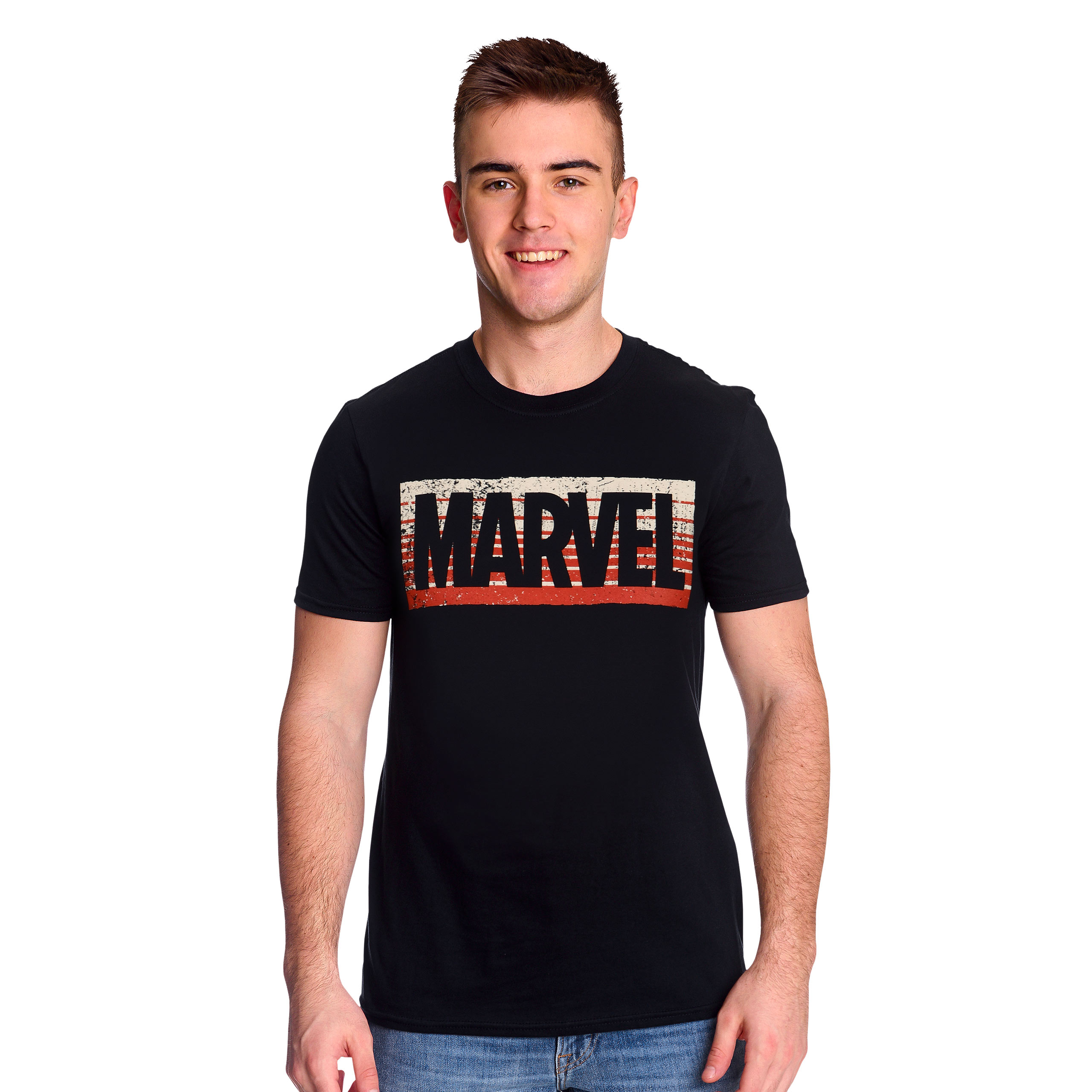 Marvel - Guardians Logo Shirt schwarz