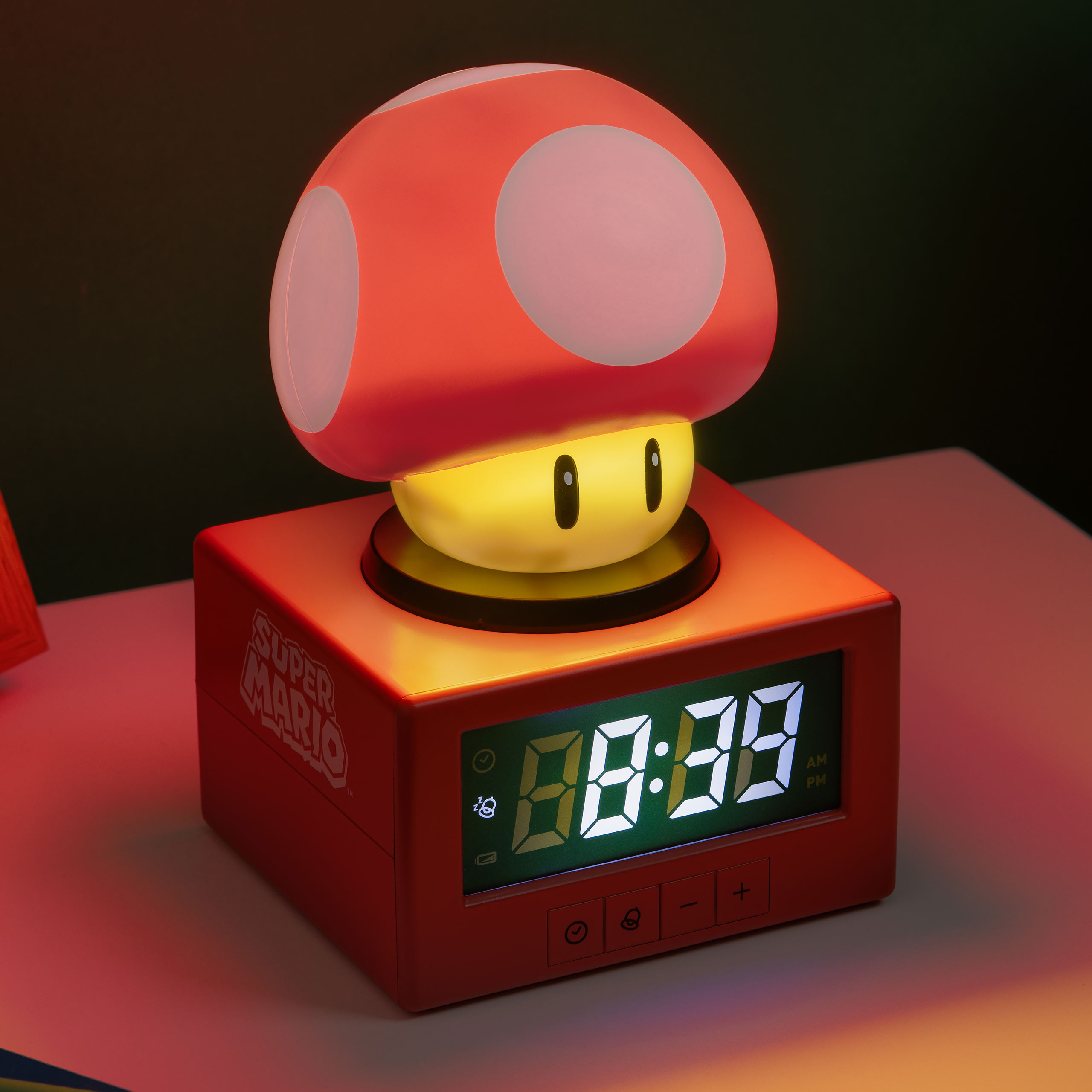 Super Mario - Reloj Despertador Súper Hongo