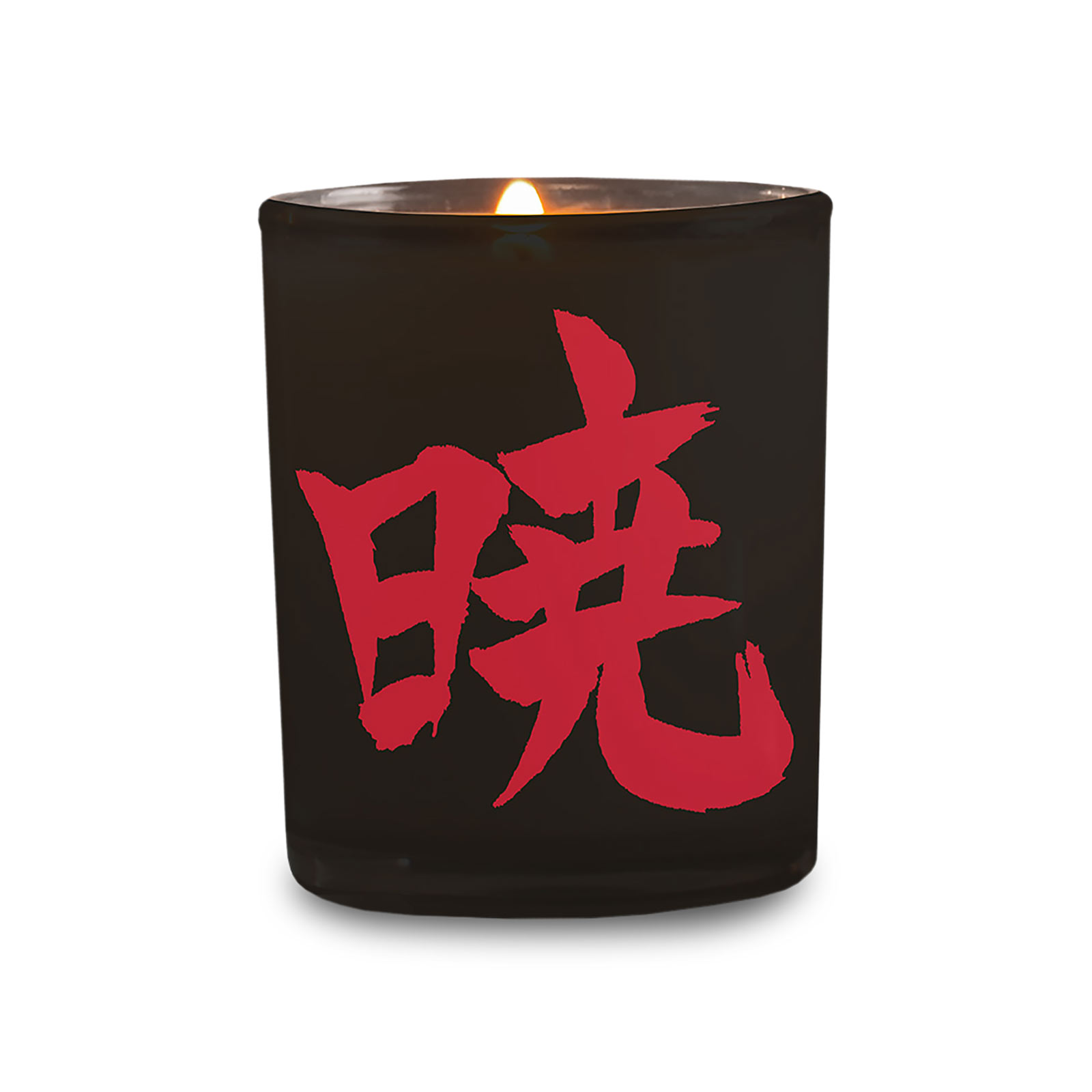 Naruto Shippuden - Akatsuki Symbol Kerze im Glas