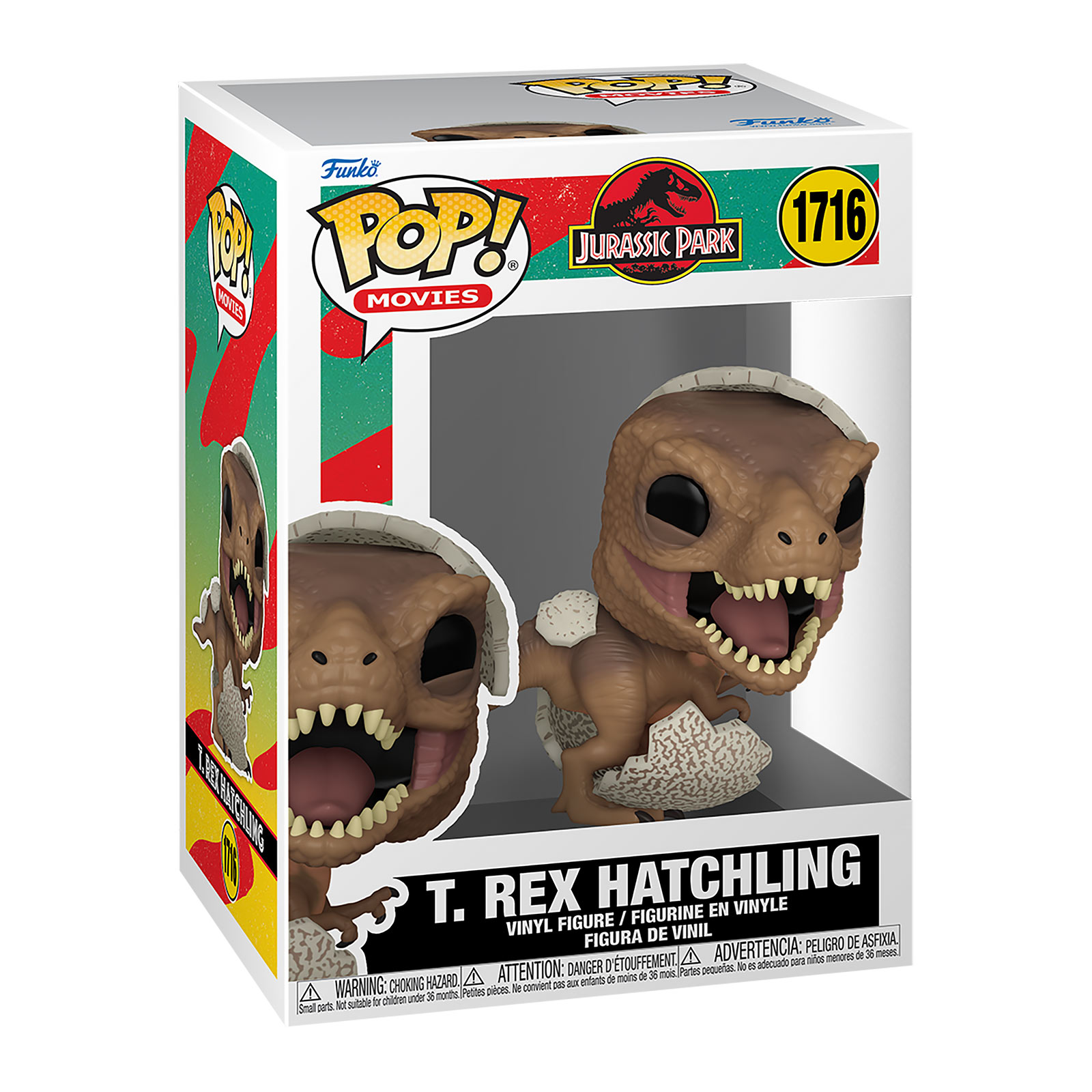 Jurassic Park - Figurine Funko Pop T-Rex Éclos