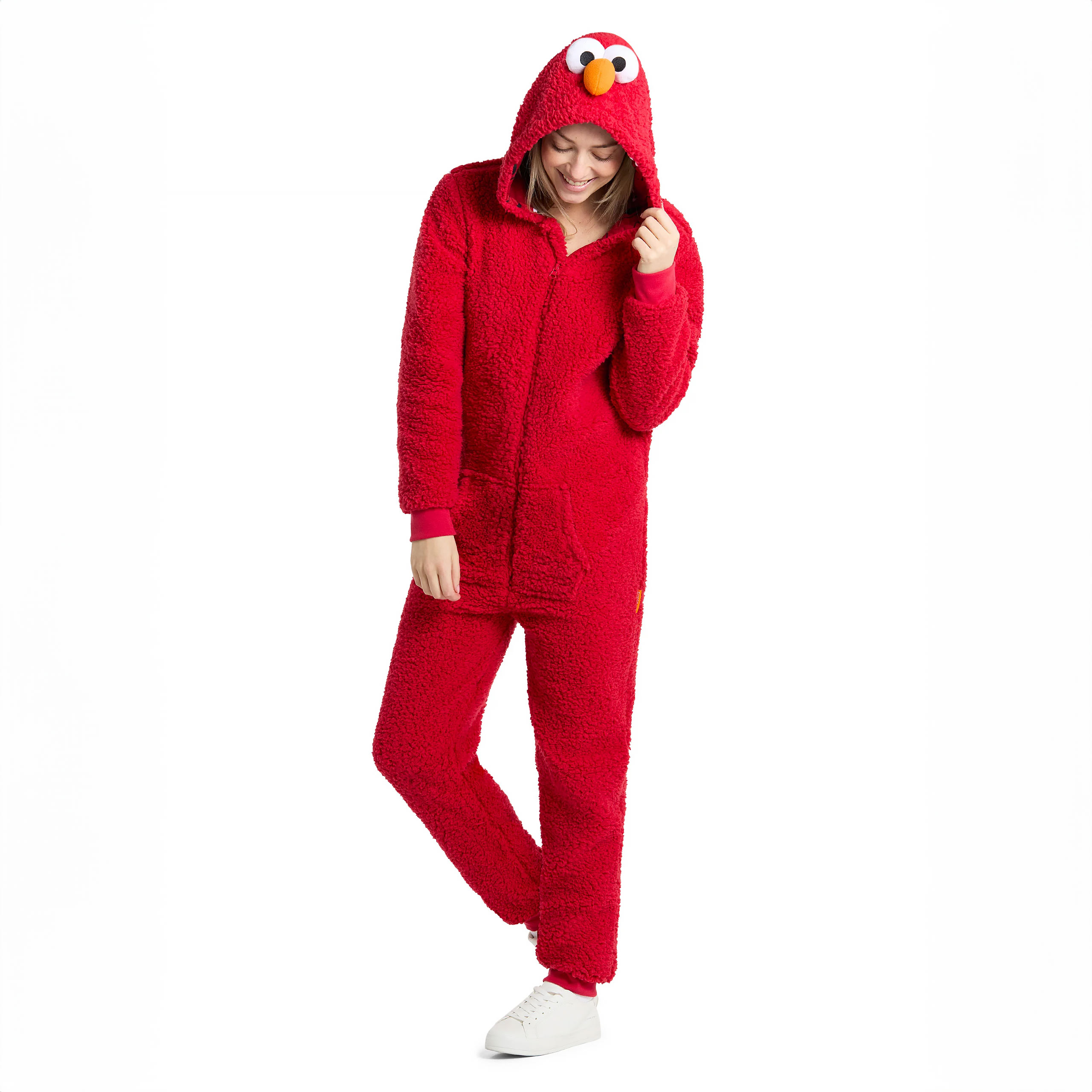 Sesamo Apriti - Tuta intera peluche Elmo