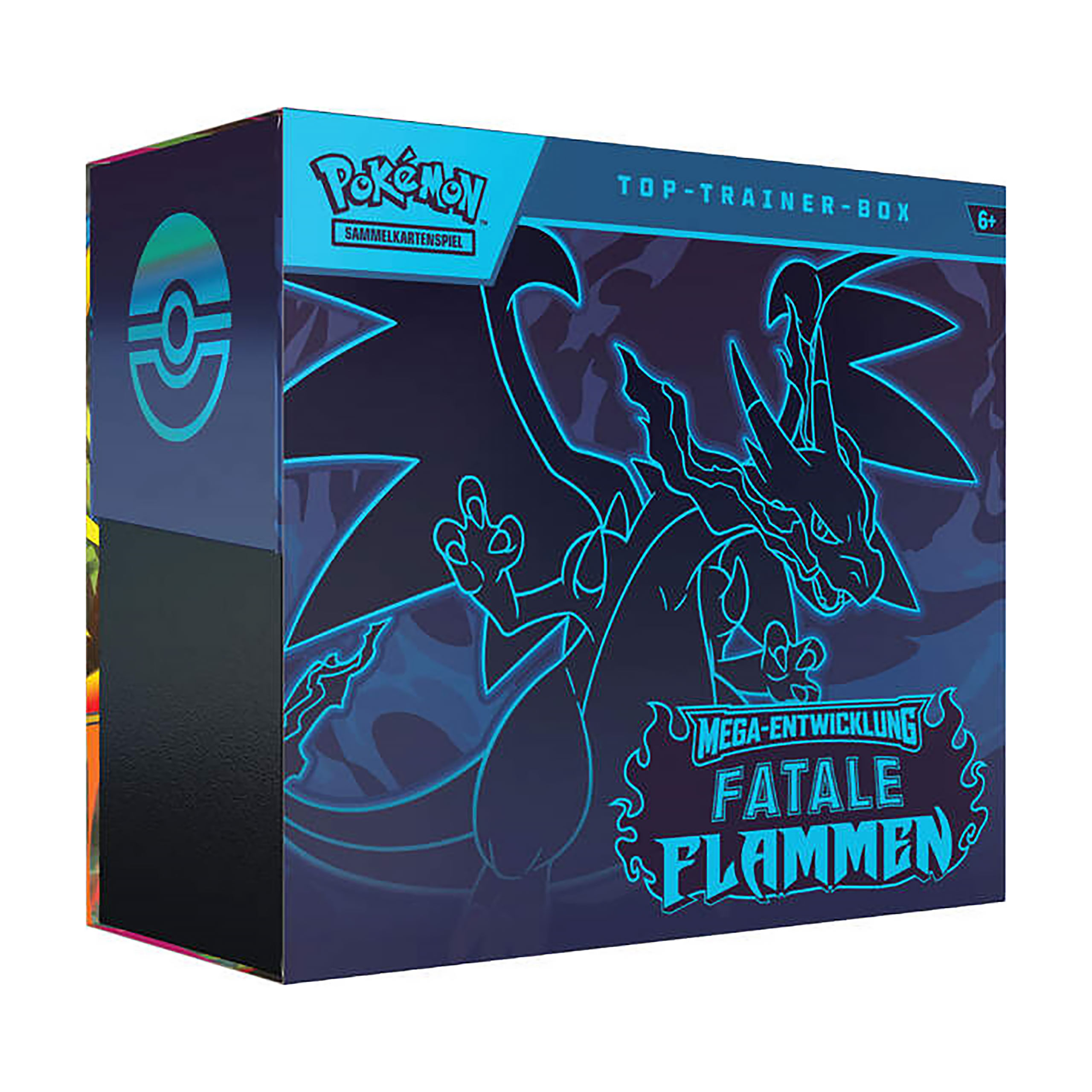 Pokemon - Fatale Flammen Mega-Entwicklung Top-Trainer-Box deutsche Version