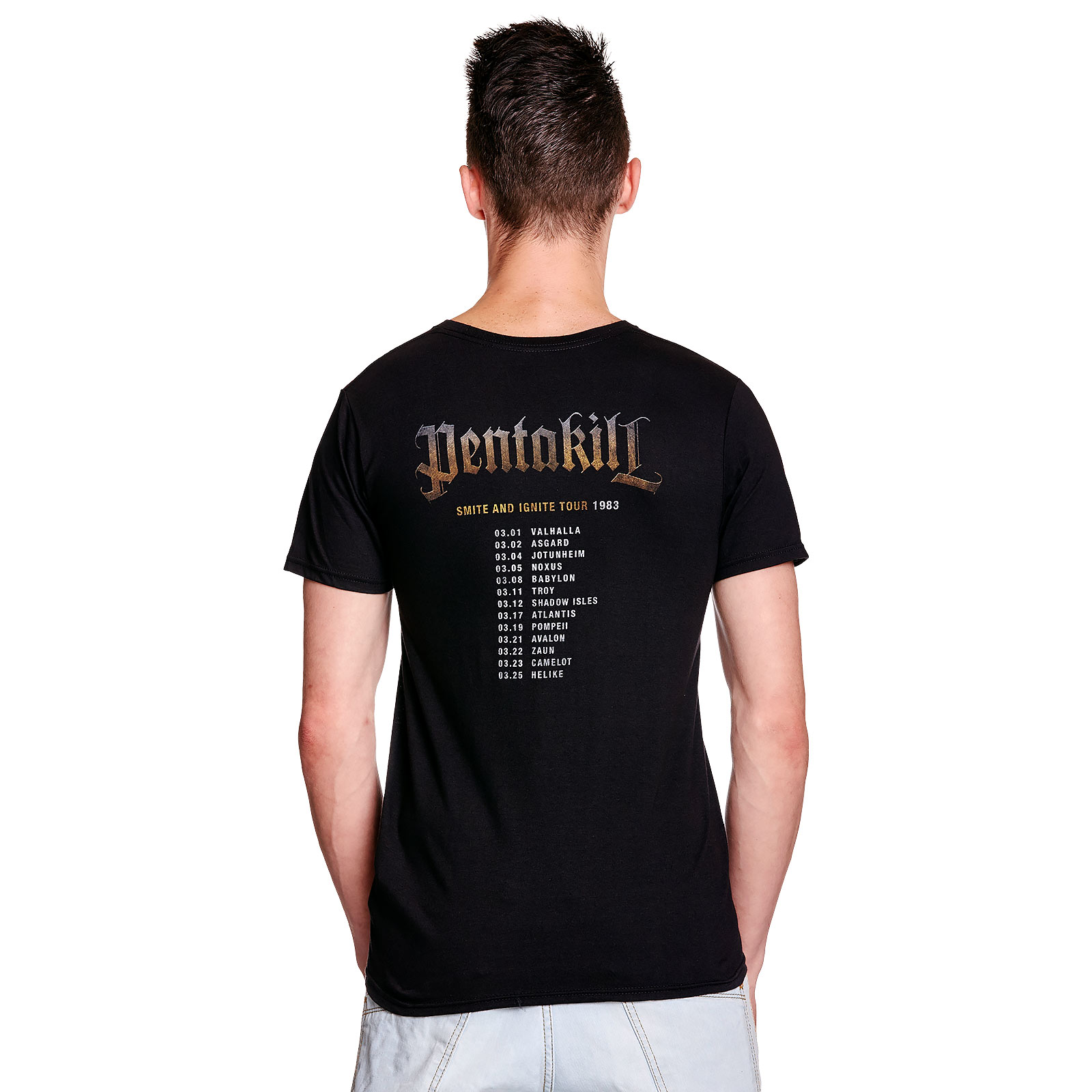 League of Legends - Pentakill T-Shirt zwart