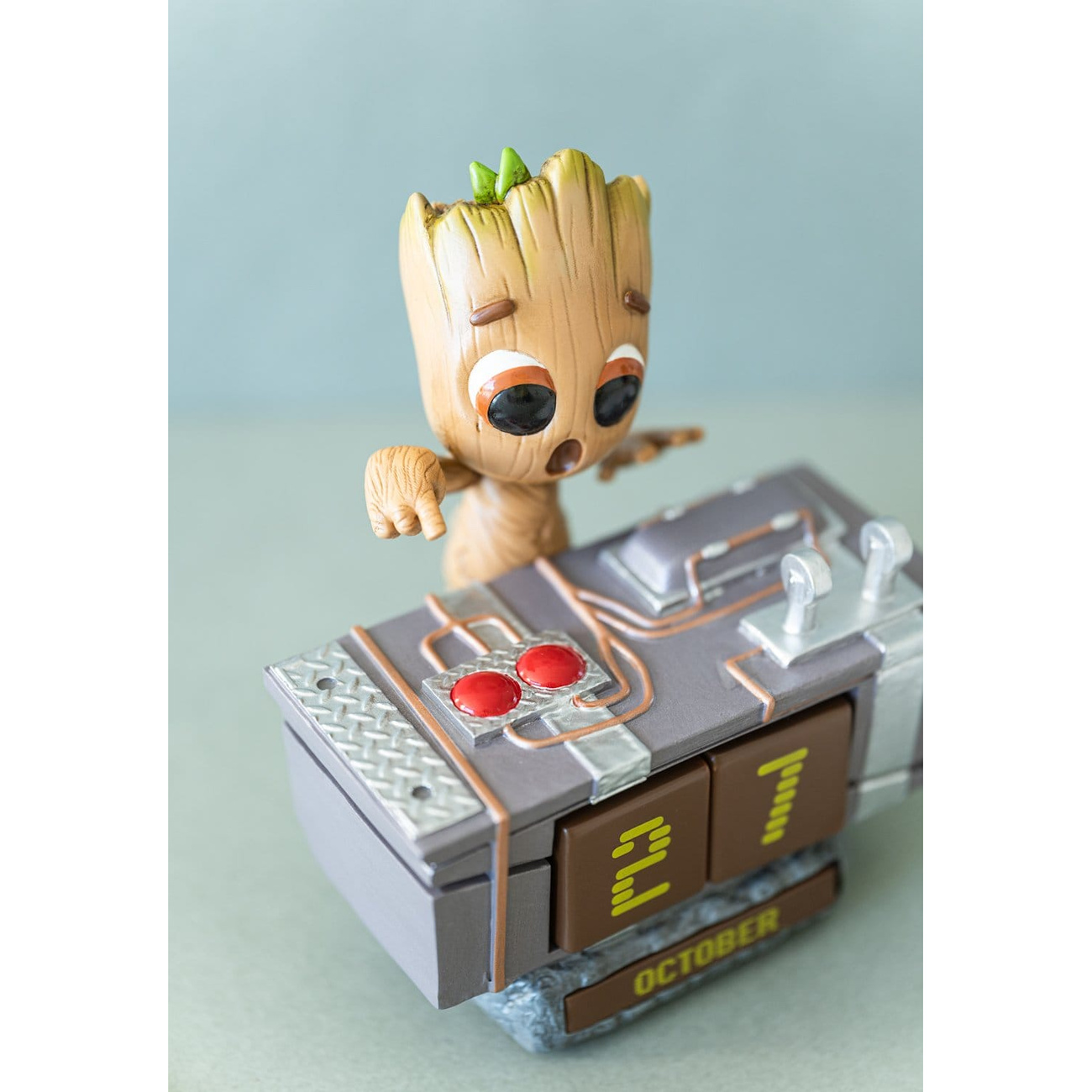 Marvel Calendario eterno 3D Groot Death Button 12 cm