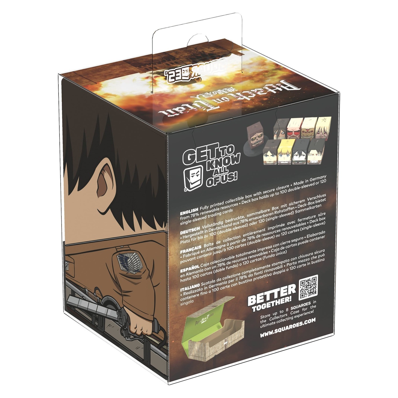 Squaroes Squaroe Attack on Titan AOT001 - Eren Jaeger