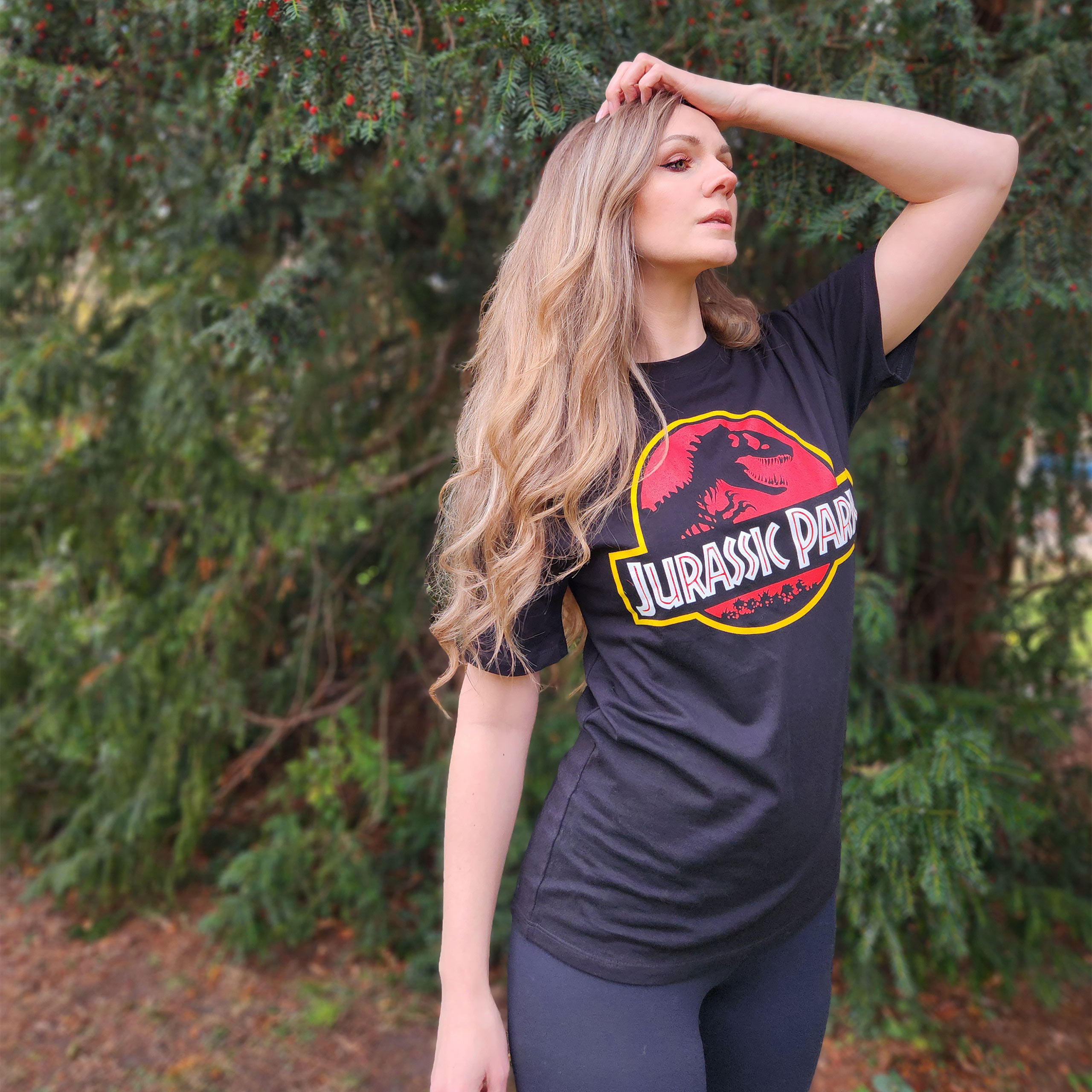 Jurassic Park - Logo T-Shirt schwarz